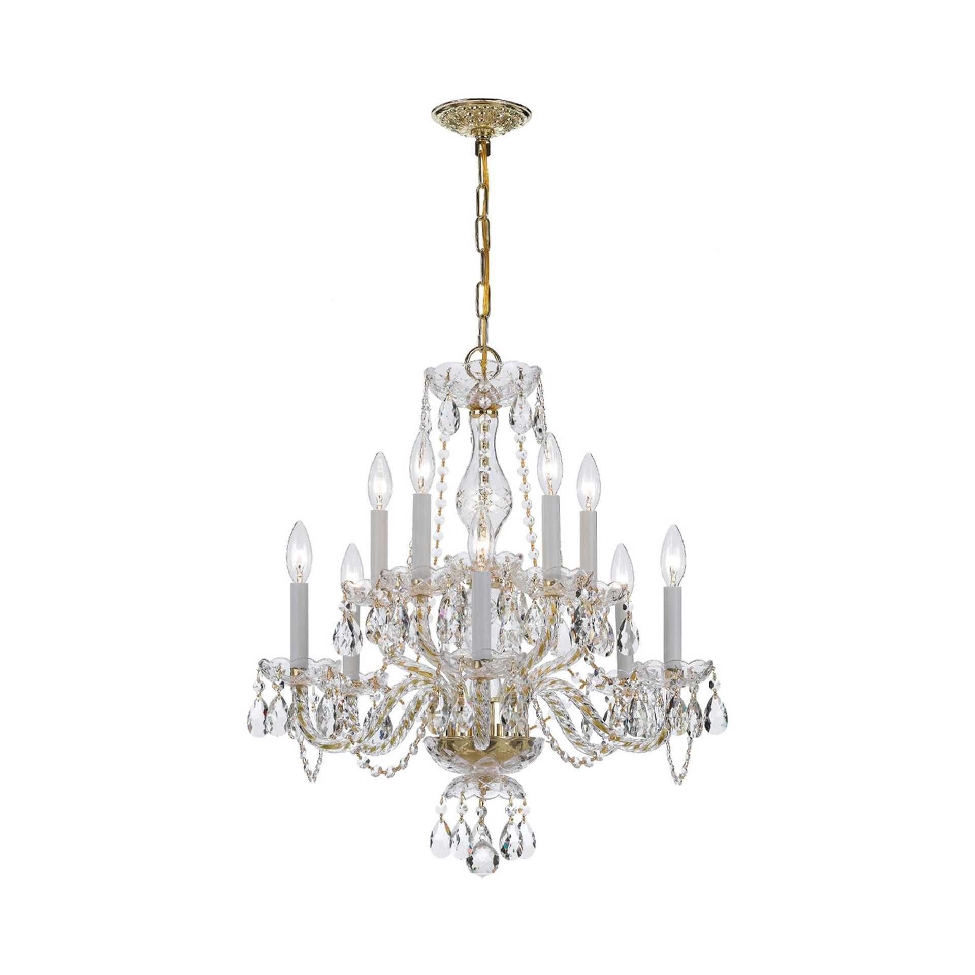 Crystorama Lighting - Ten Light Chandelier - Chandelier - Crystal - Ten Light
