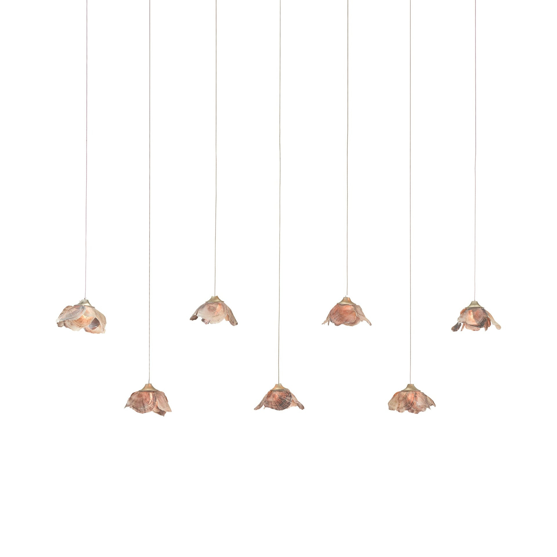 Catrice 7-Light Silver and Shell Island Pendant
