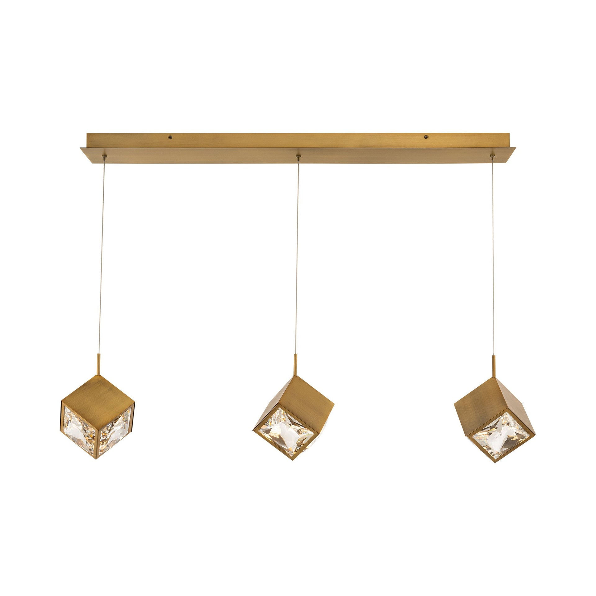 dweLED Ice Cube 3 - Light Linear Pendant
