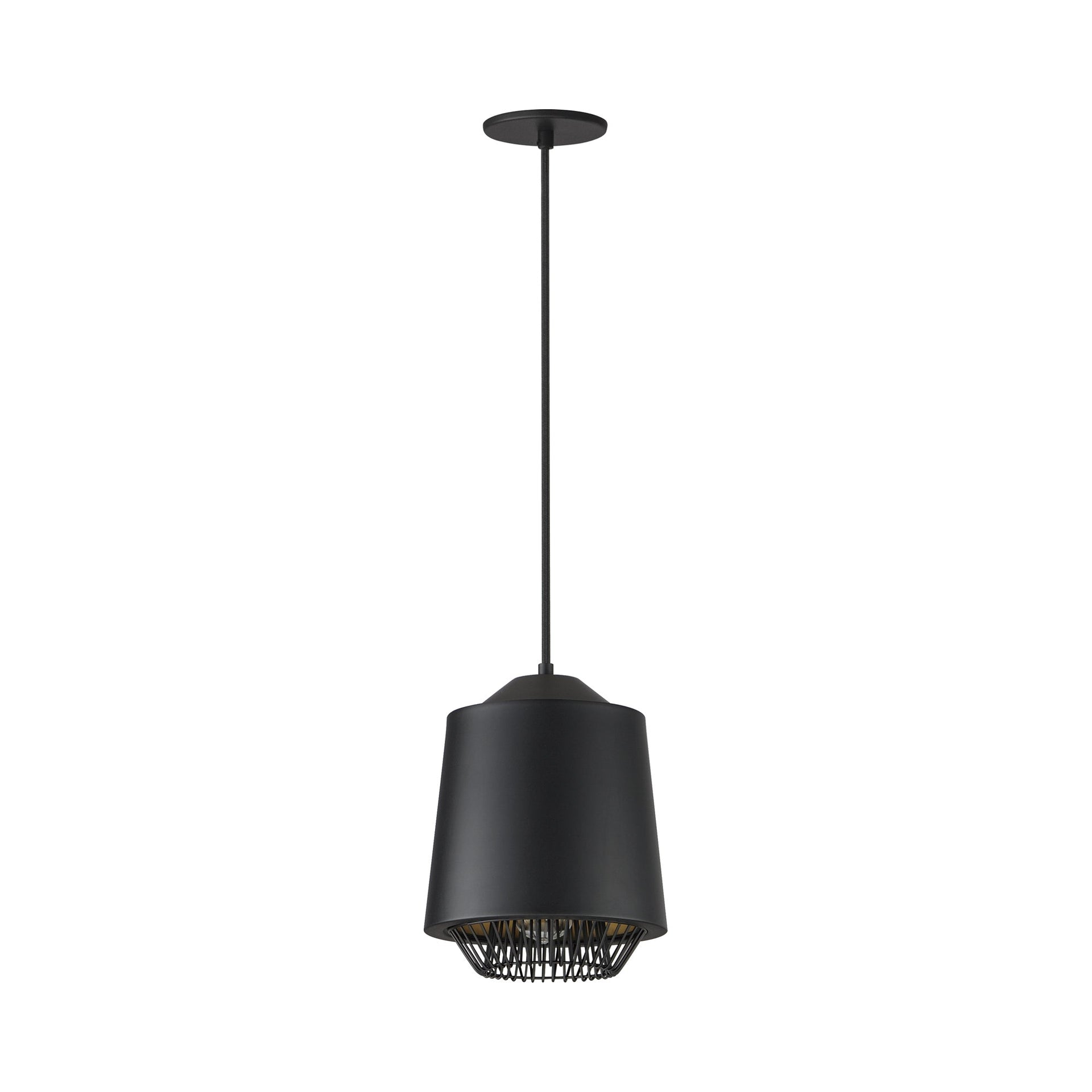 ET2 Lighting Phoenix 1 - Light Pendant in  Black/Gold