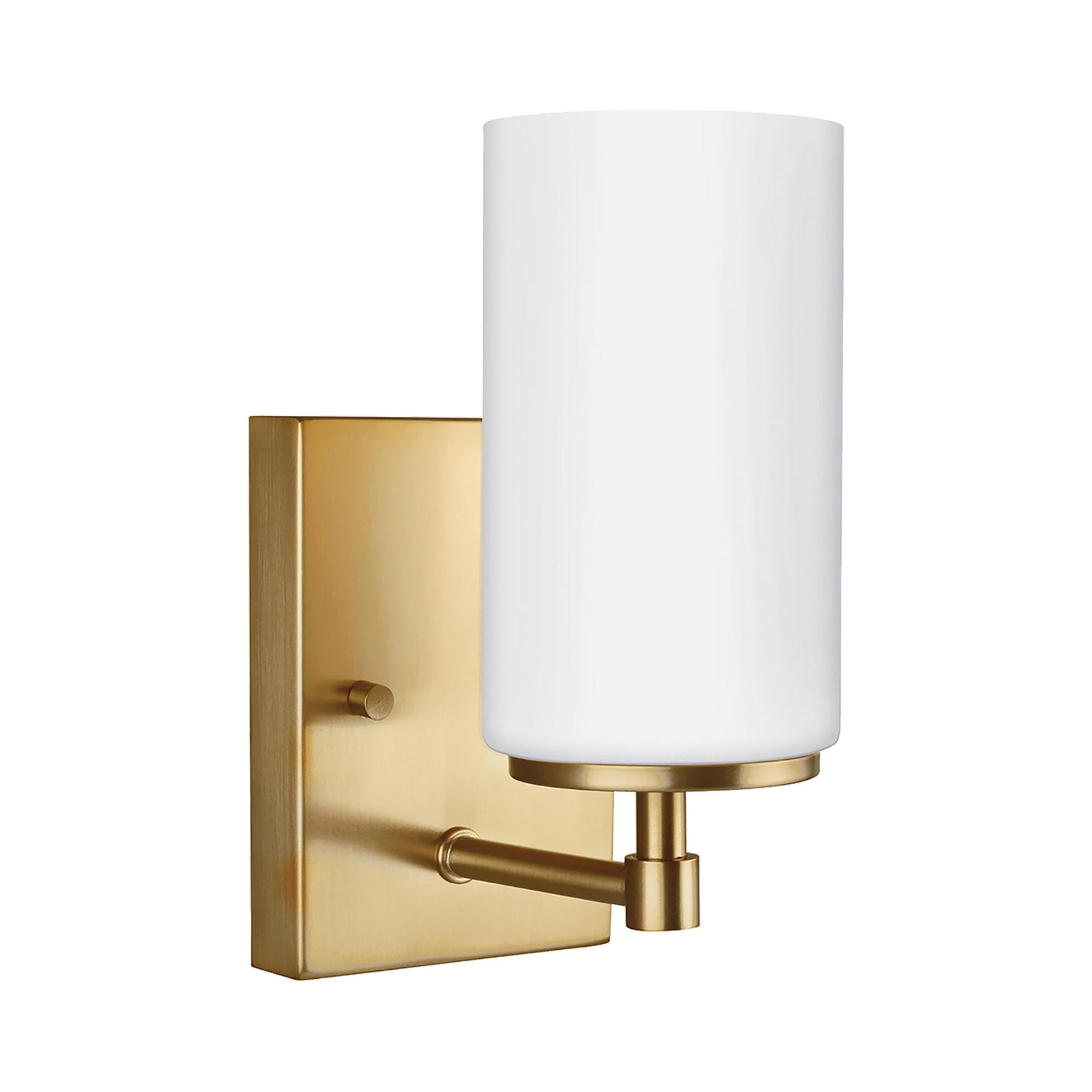 Generation Lighting Alturas 4.375-in 1 -Light Satin Brass Modern/contemporary Vanity light