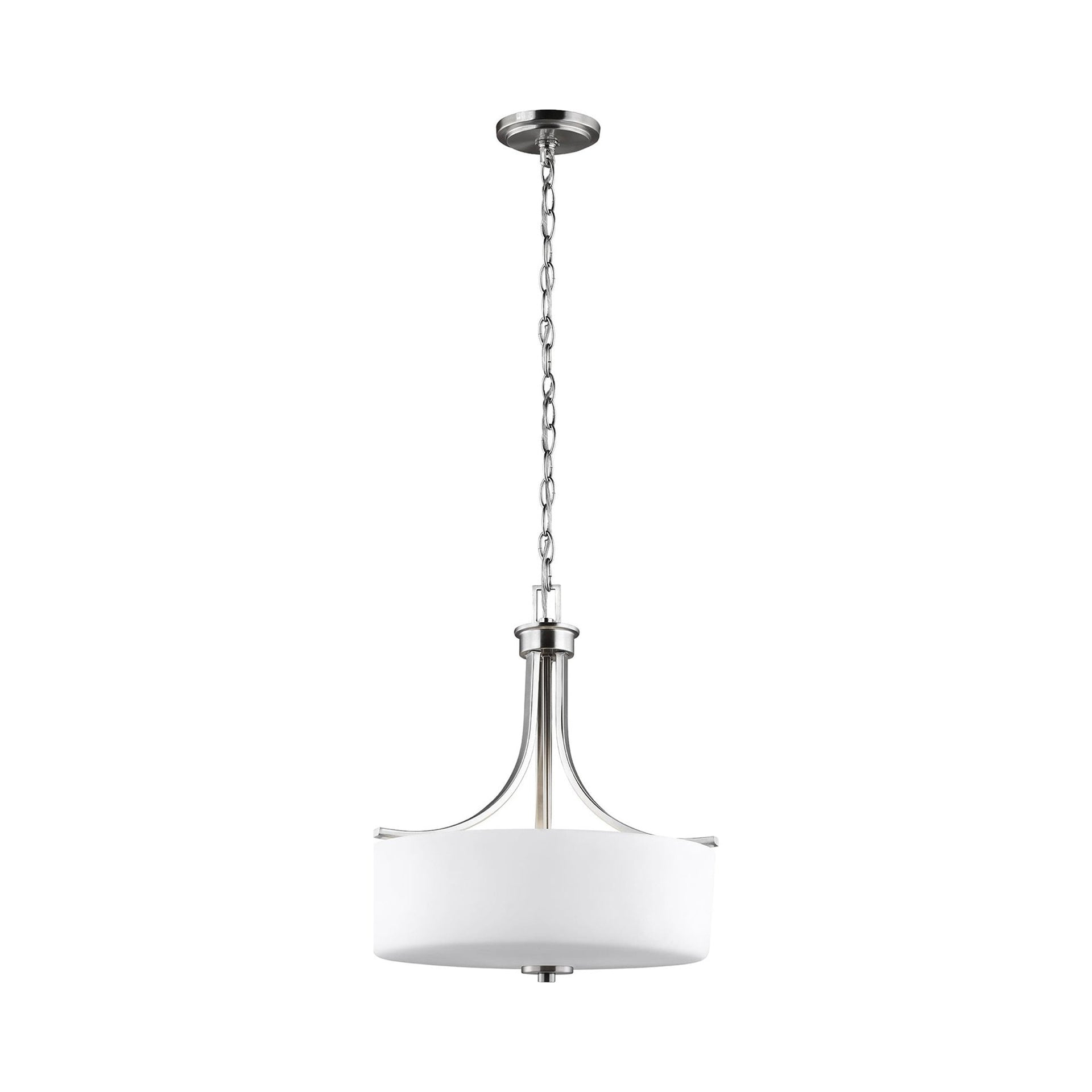 Canfield 3-Light Brushed Nickel Pendant