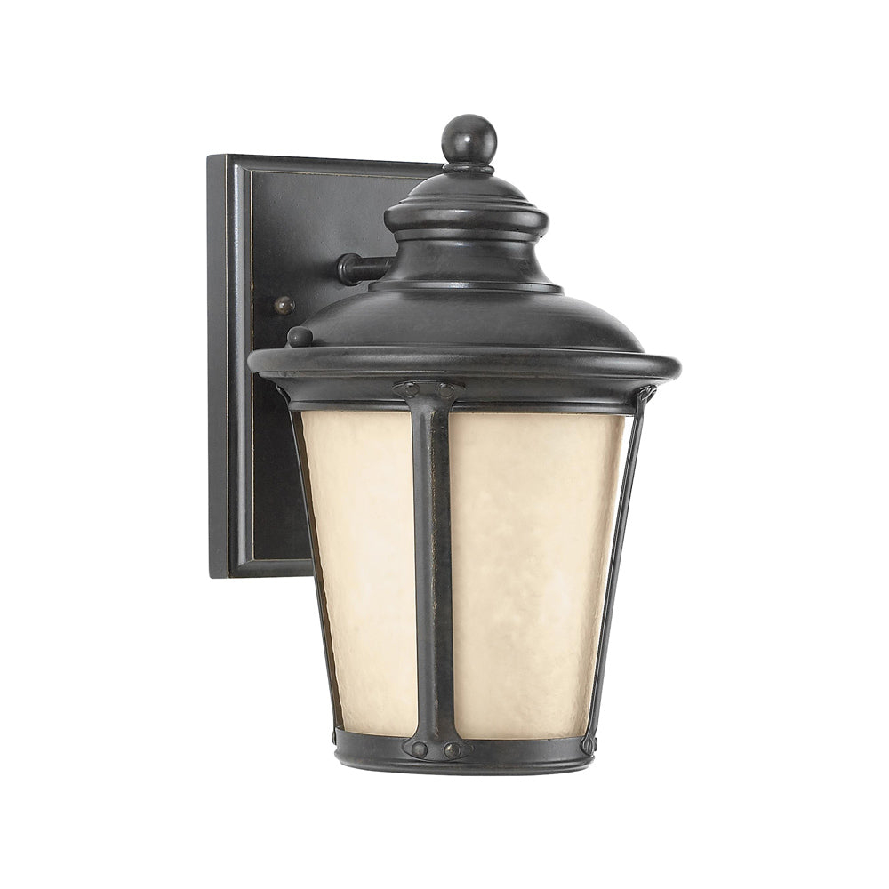 Generation Lighting 88240DEN3-780 Cape May One Light Outdoor Wall Lantern, Burled Iron Finish