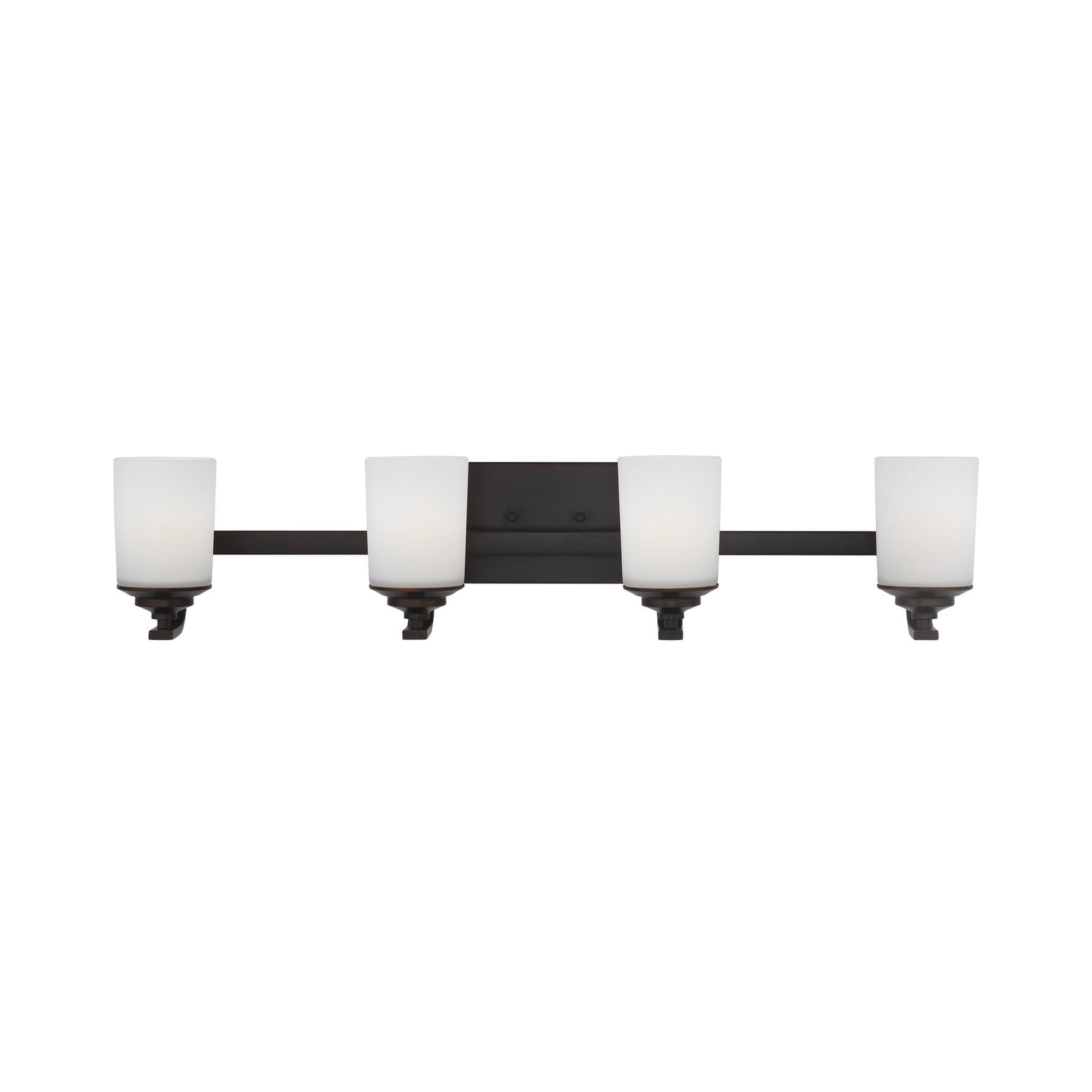Generation Lighting Kemal 34-in 4 -Light Bronze Transitional Vanity light