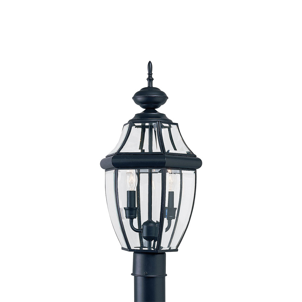 Lancaster 2-Light Traditional Outdoor Black Post Top