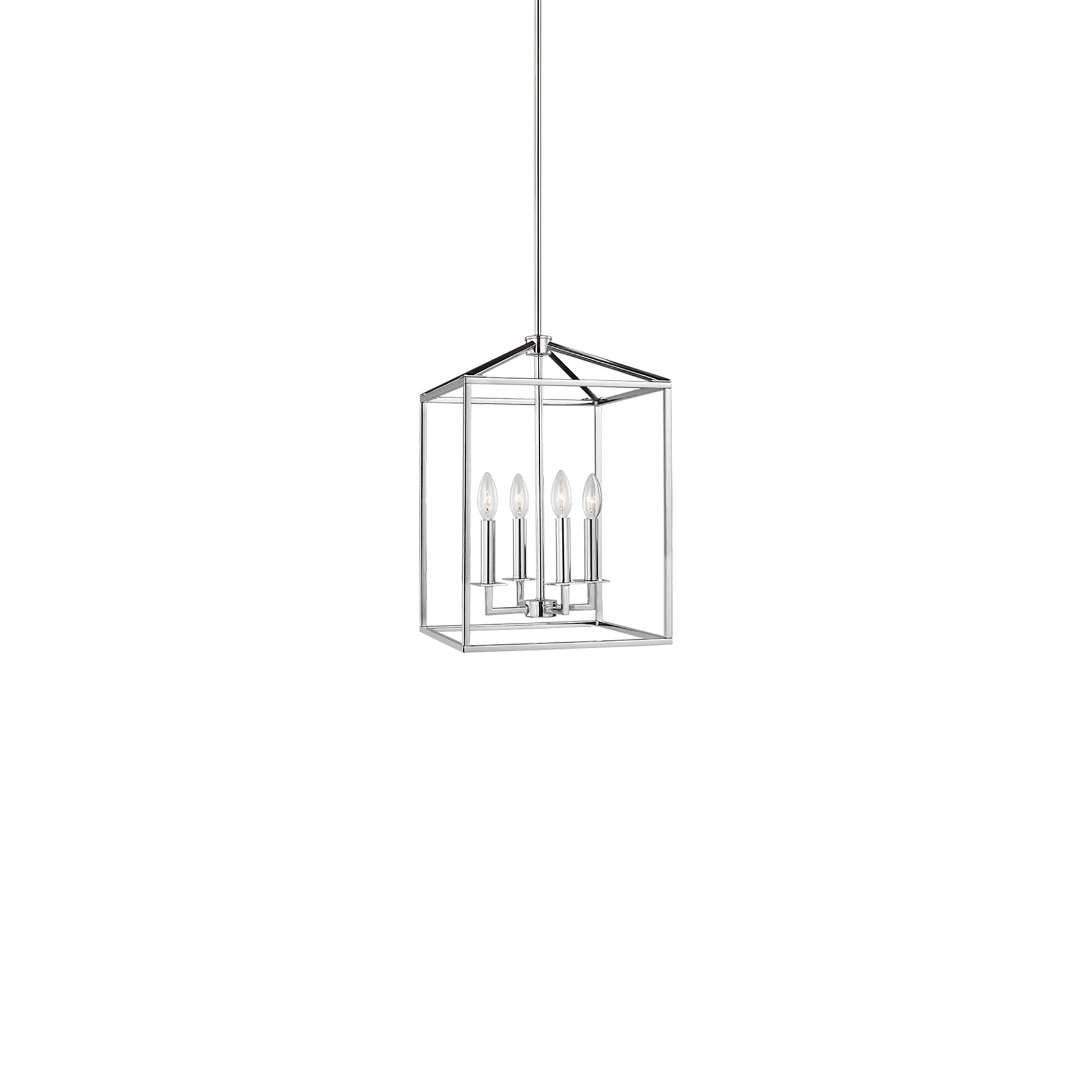 Lucius Pendant Light - Polished Nickel / 12.25"W