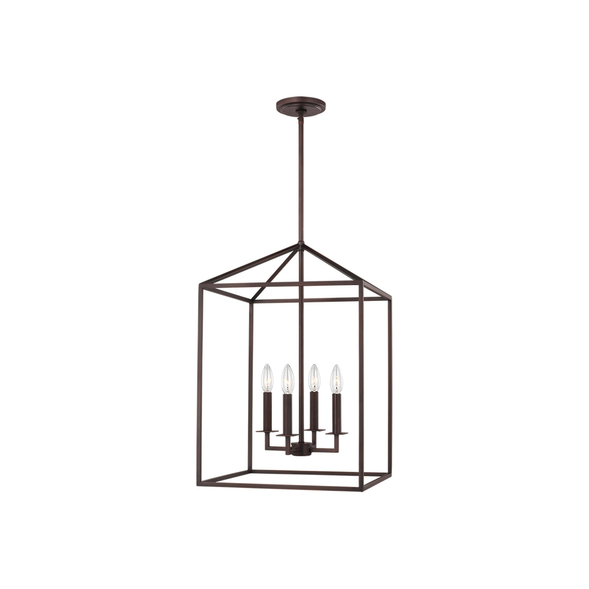 Perryton Elegant Bronze 4-Light Incandescent Pendant