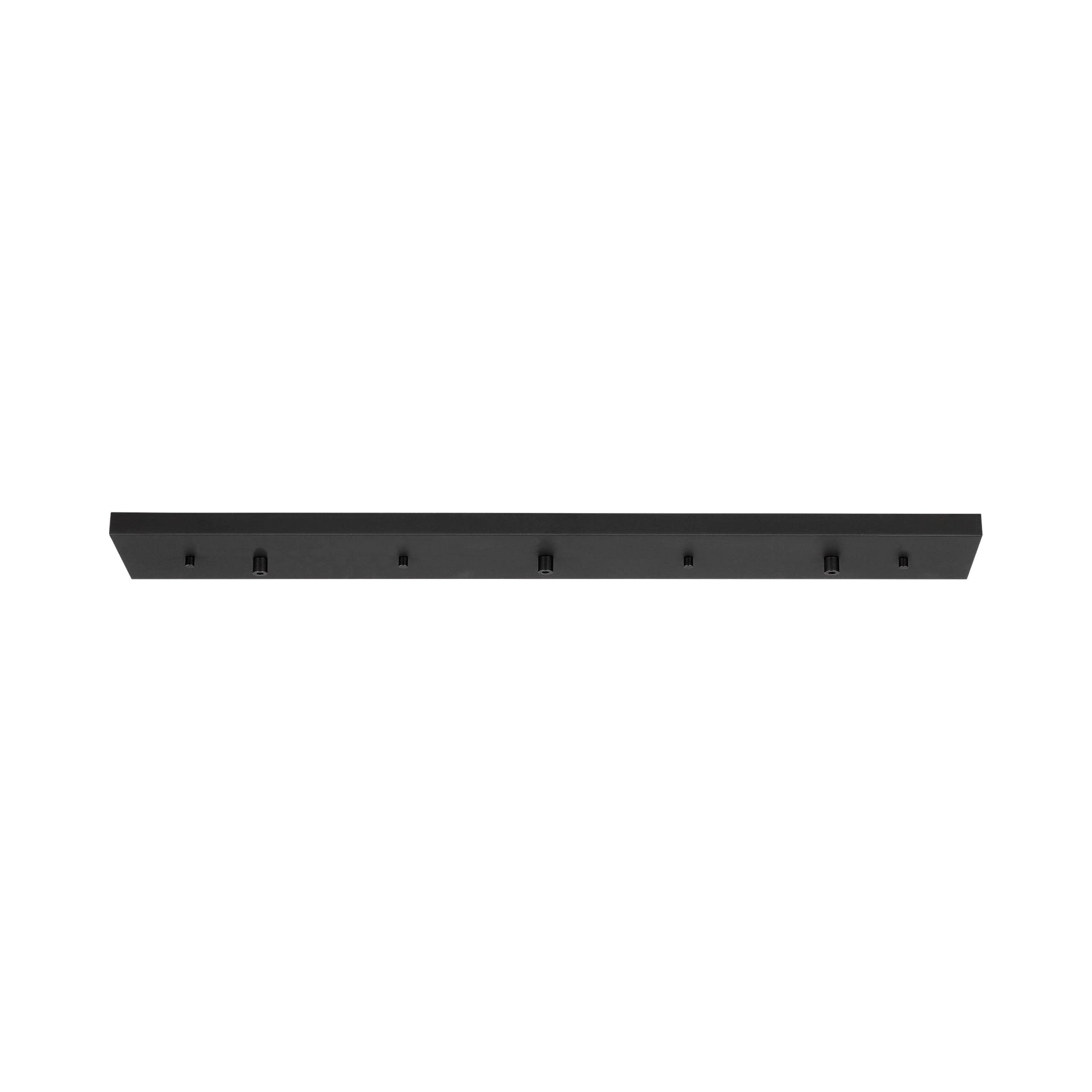 Generation Lighting 36-in Midnight Black Multi-Port Canopy Steel Ceiling Light Mount