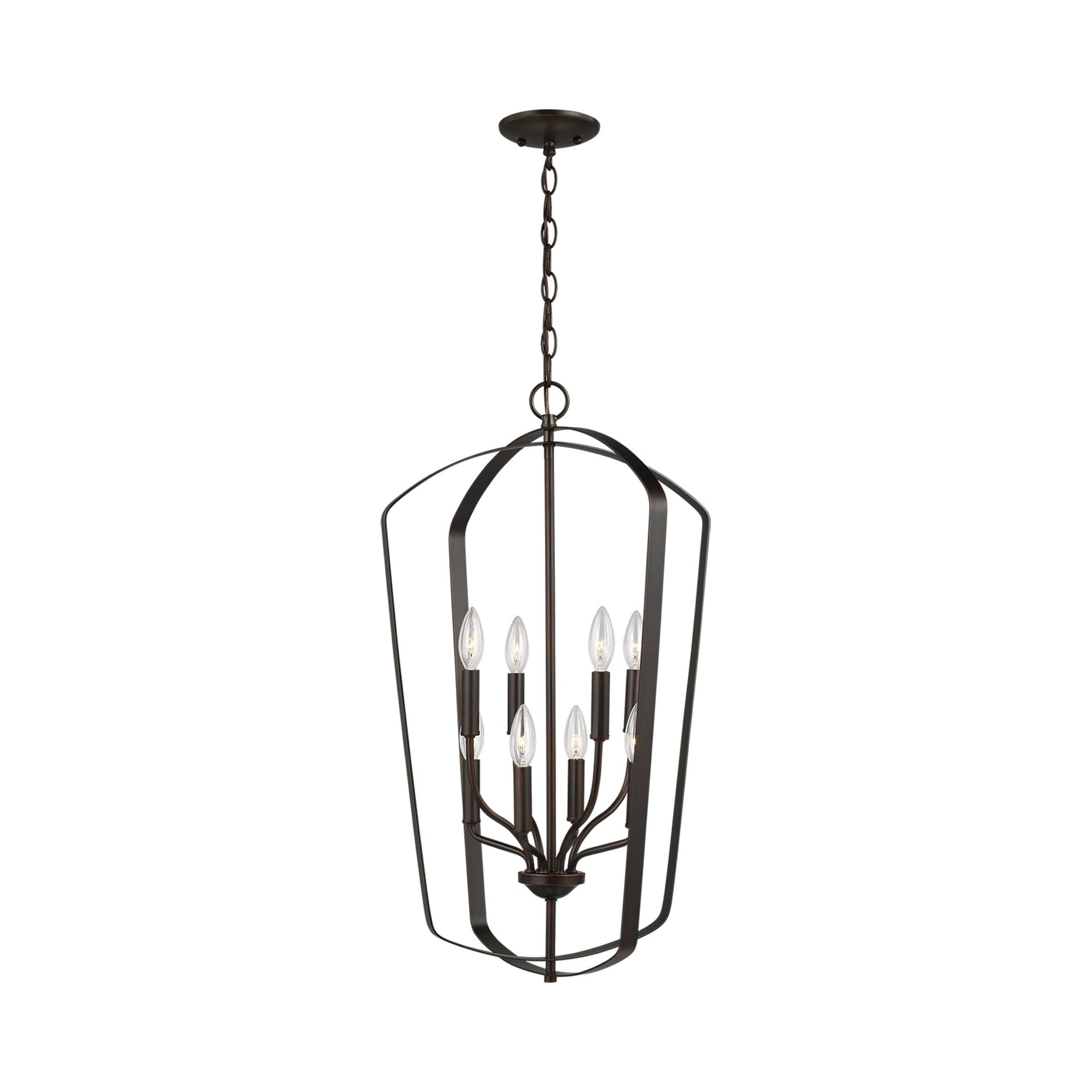 Romee 8-Light Bronze Indoor/Outdoor Energy Star LED Pendant