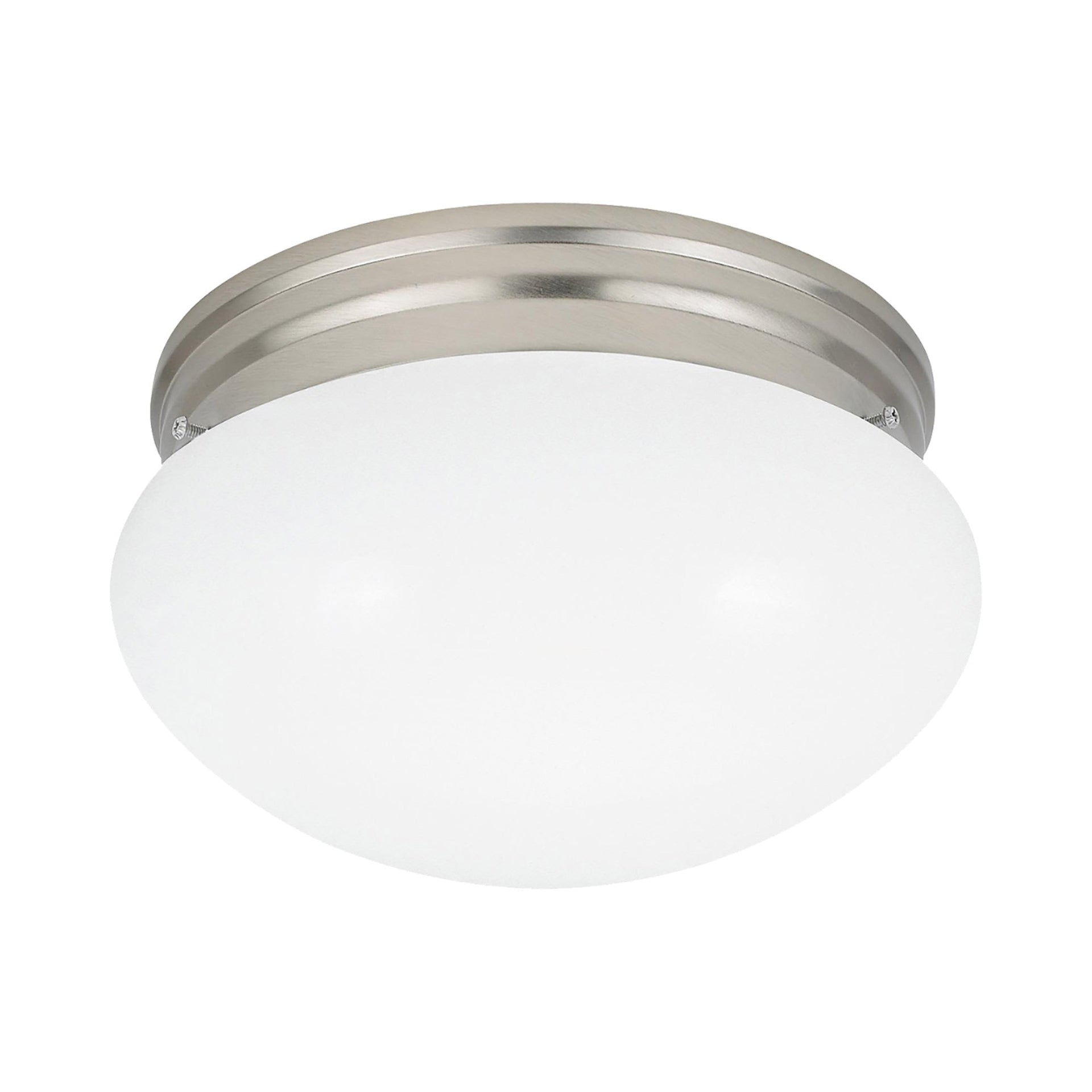 5328EN3-962-Generation Lighting-Sea Gull Lighting-One Light Close To The Ceiling in Traditional Style-10 Inch wide by 5.25 Inch high-Brushed Nickel