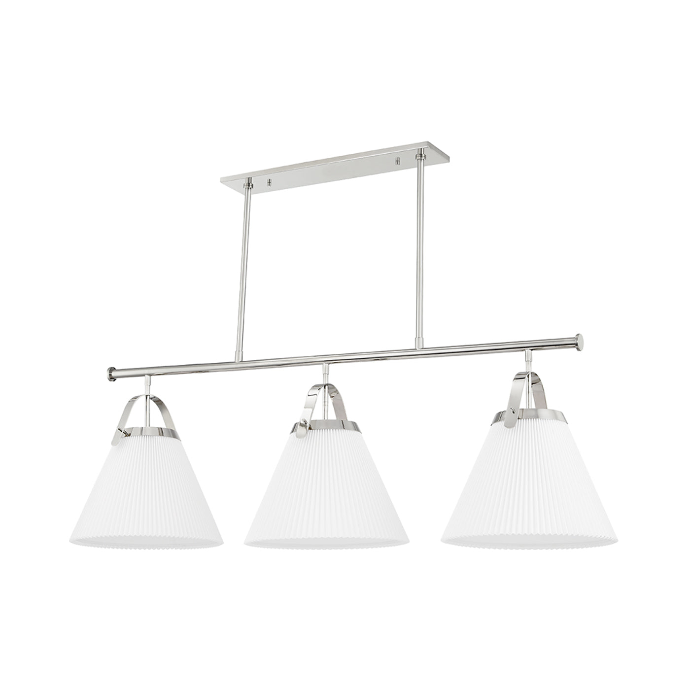 Juliette 3-Light Pendant Light - Polished Nickel