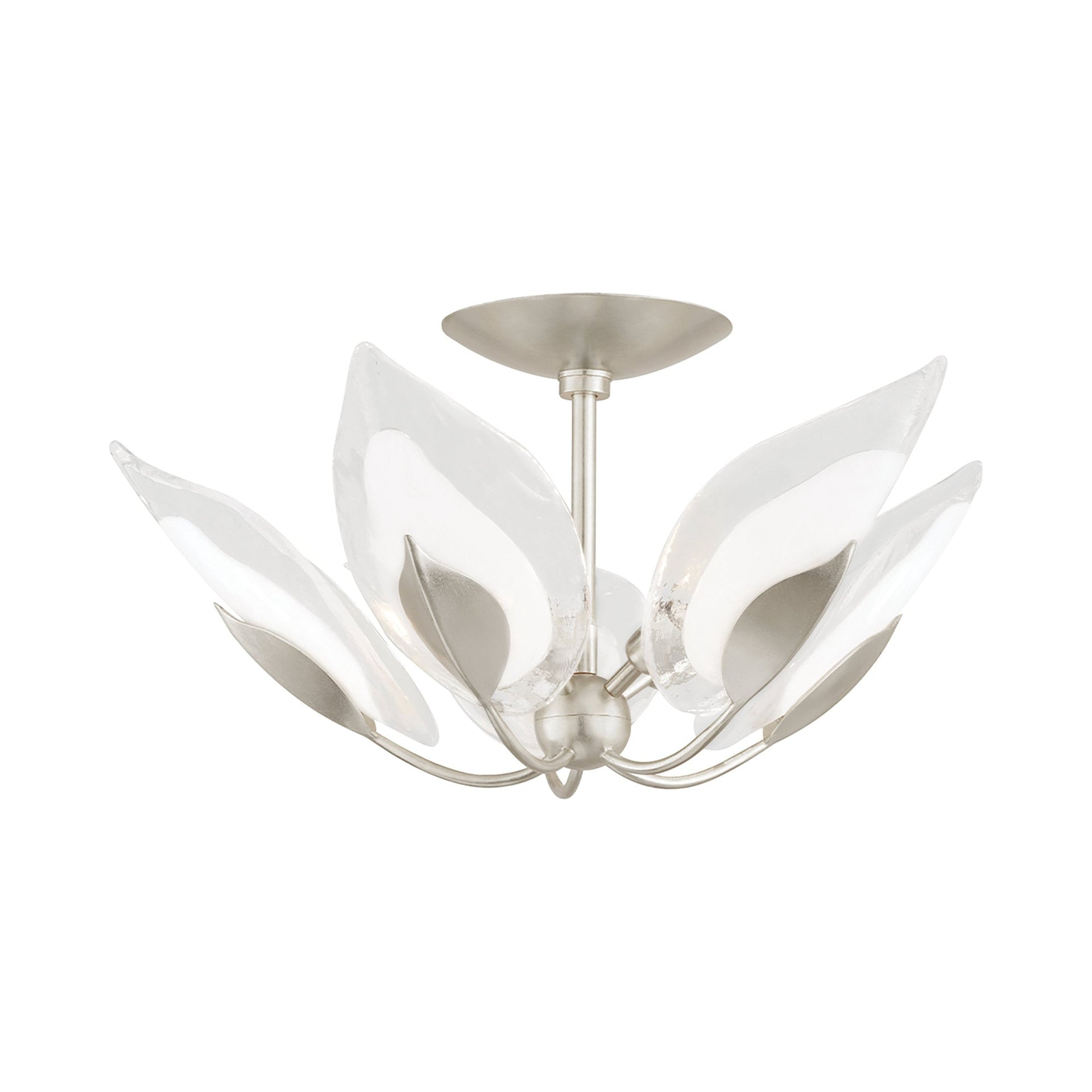 Blossom Glass Semi Flush Mount