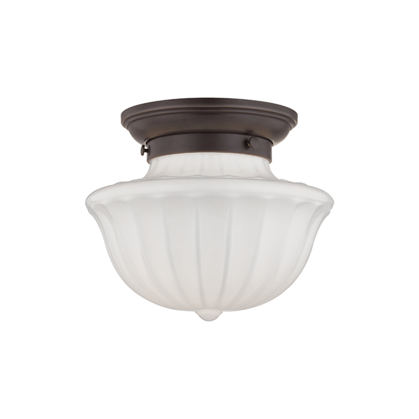 5009F-OB-Hudson Valley Lighting-Dutchess - One Light Small Flush Mount - 9 Inches Wide by 7.5 Inches High-Old Bronze Finish