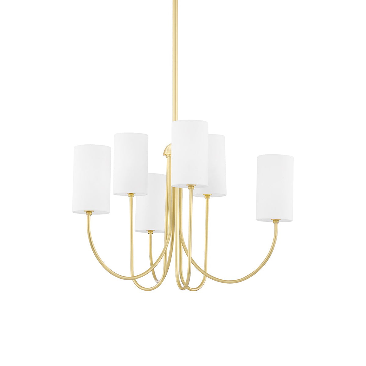 Midford Chandelier - Antique Brass / 27.5"W