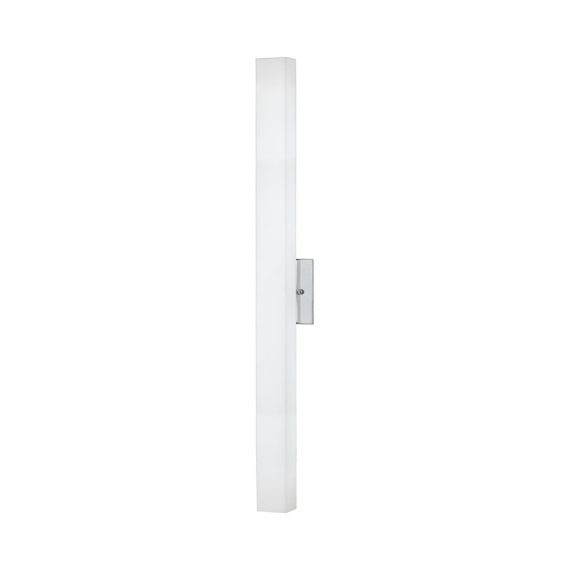 Melville 32" Chrome Opal Glass LED Wall Sconce, Dimmable