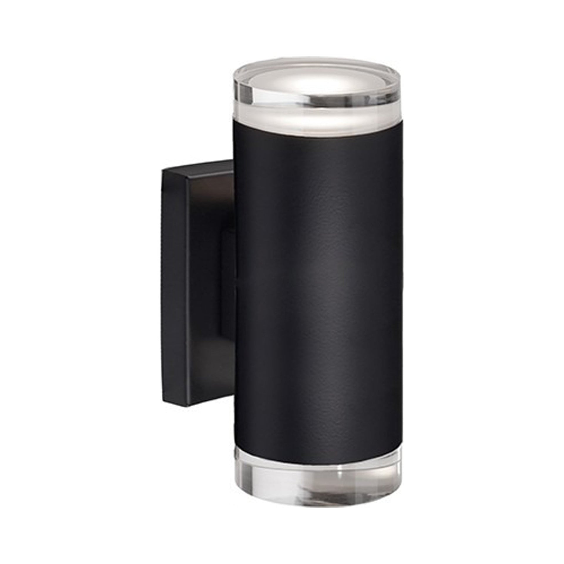 Elegant Modern Black Cylinder Dimmable Wall Sconce