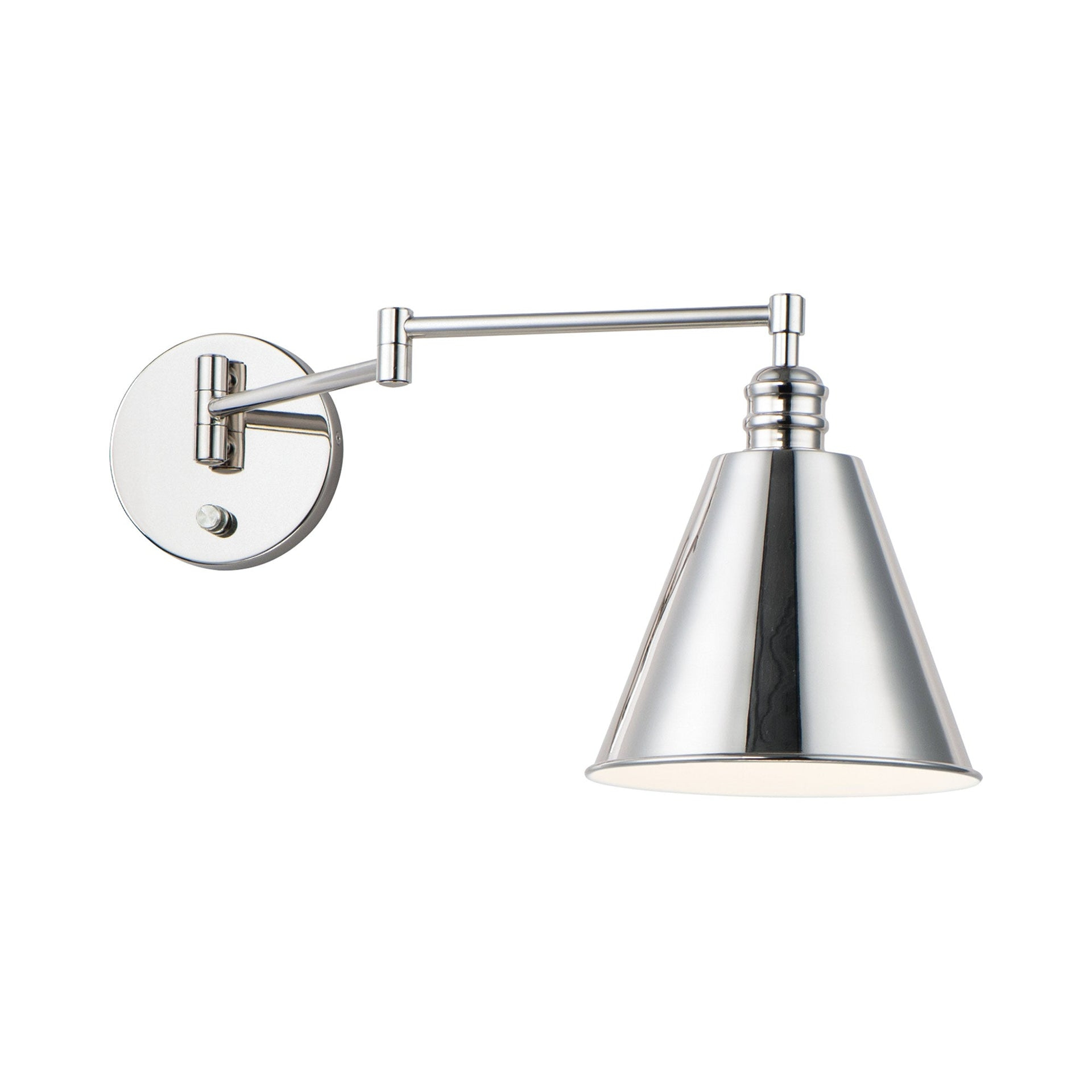 Maxim Lighting Library 1 - Light Swing Arm Lamp in  Polished Nickel