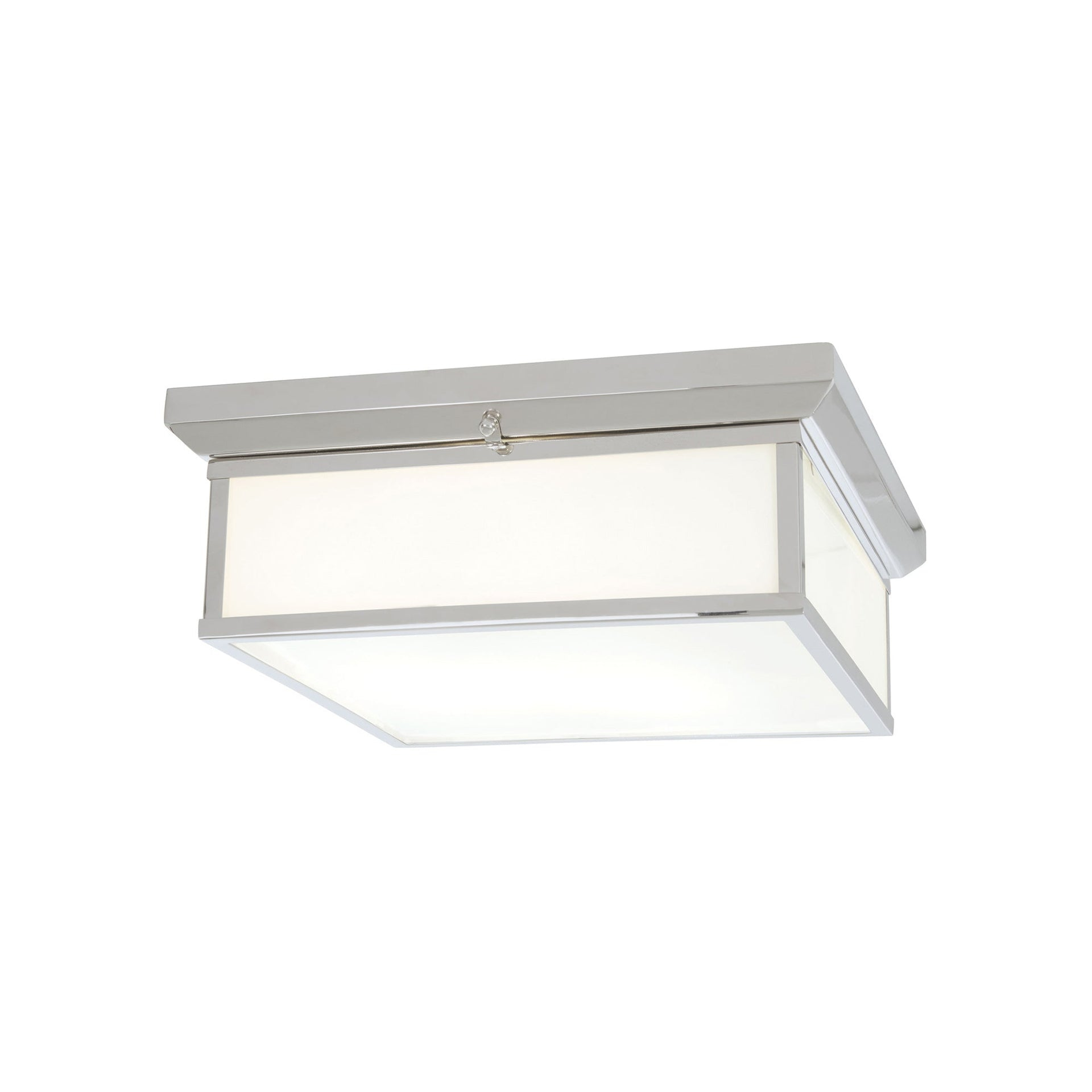 6918-77-L-Minka Lavery-30W 1 LED Square Flush Mount in Traditional Style - 6 inches tall by 16 inches wide-Chrome Finish