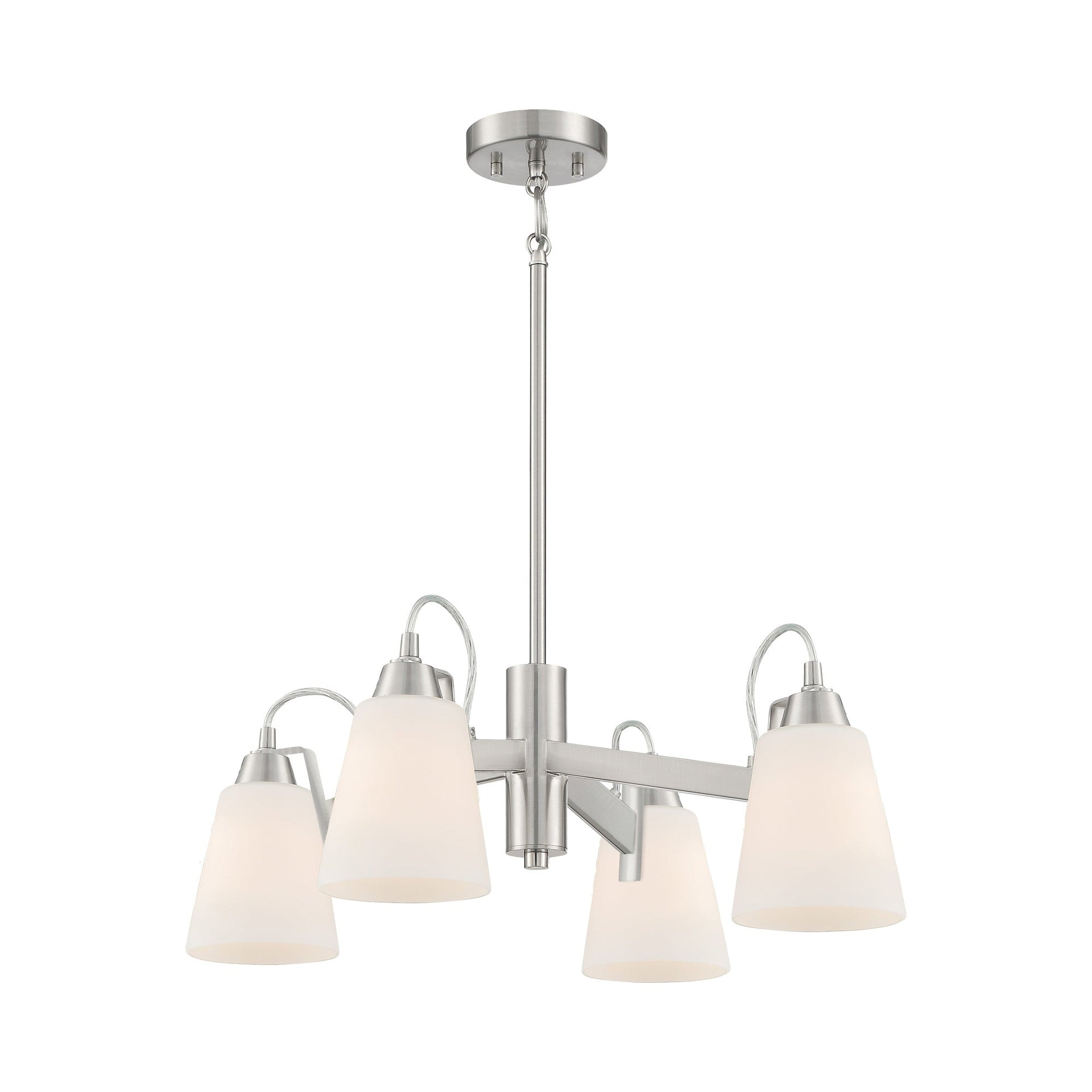 Minka Lavery Minka Lavery Beckonridge Coal With Clear Chandelier