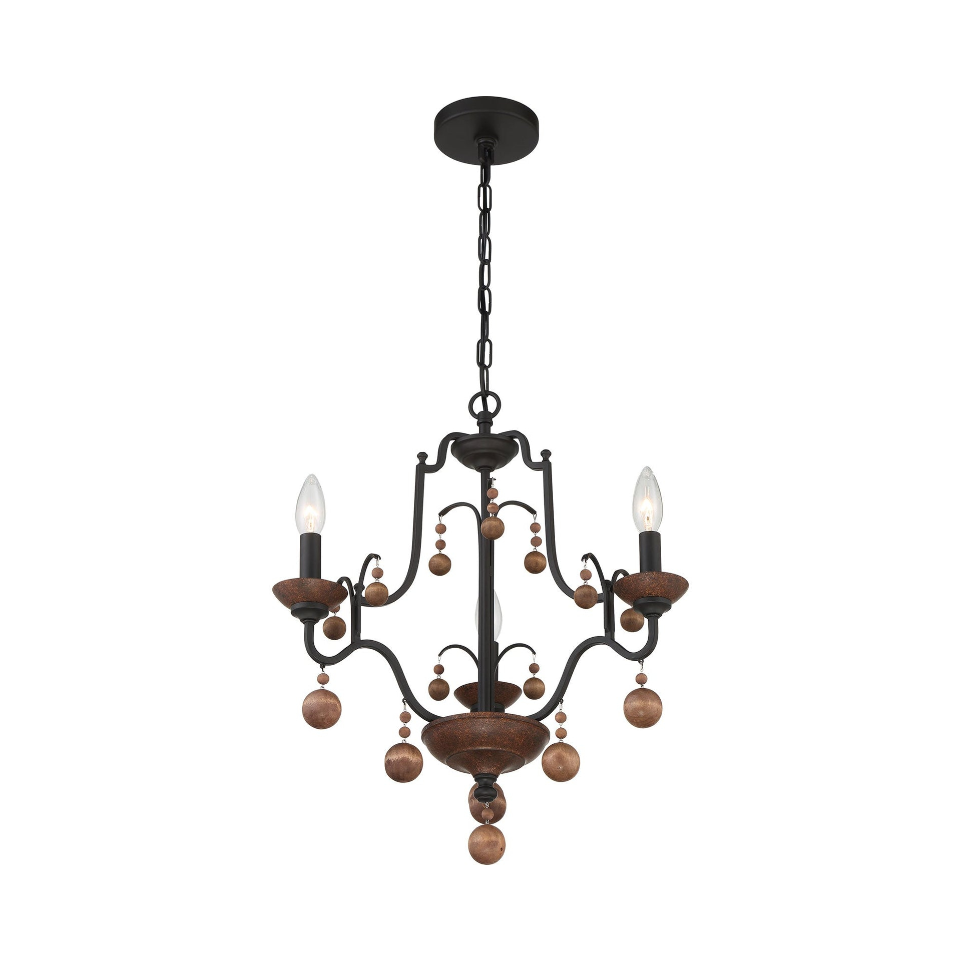 Minka Lavery - Colonial Charm - 3 Light Chandelier-21.5 Inches Tall and 18.75