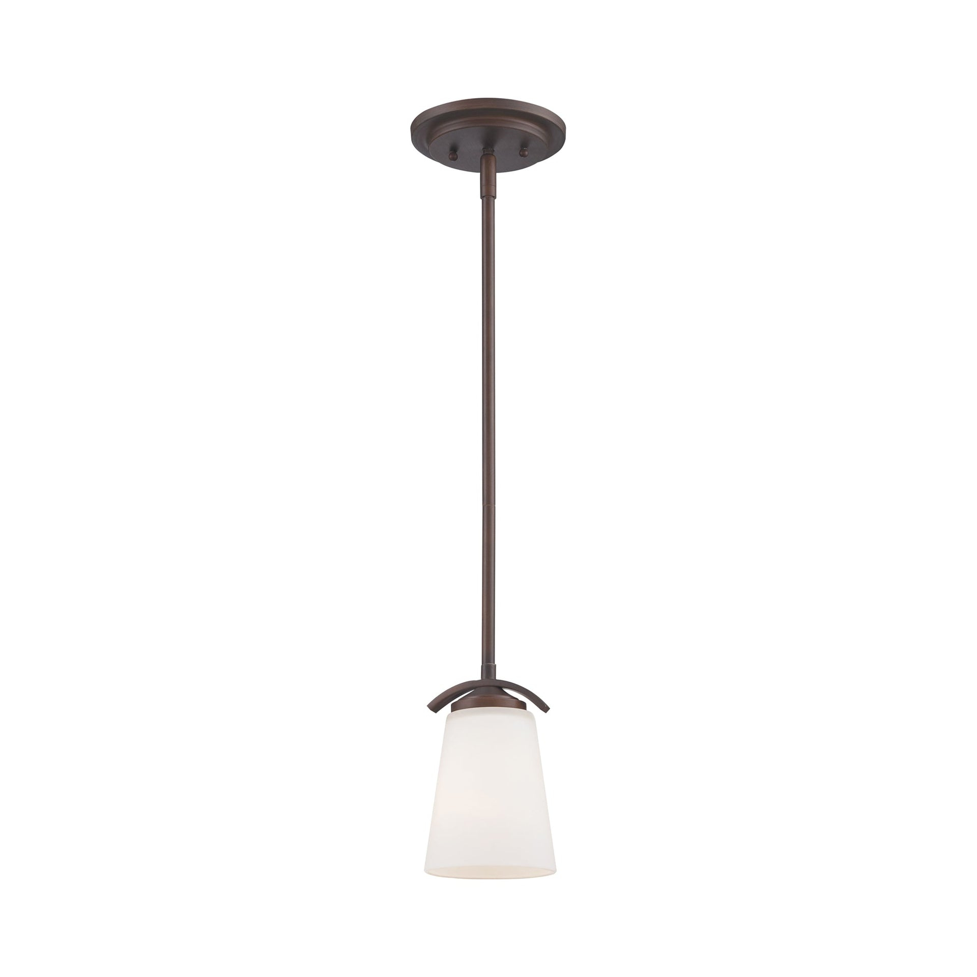1 Light Mini Pendant In Transitional Style 7.5 Inches Tall By 4.75 Inches Wide-Vintage Bronze Finish Minka Lavery 4961-284