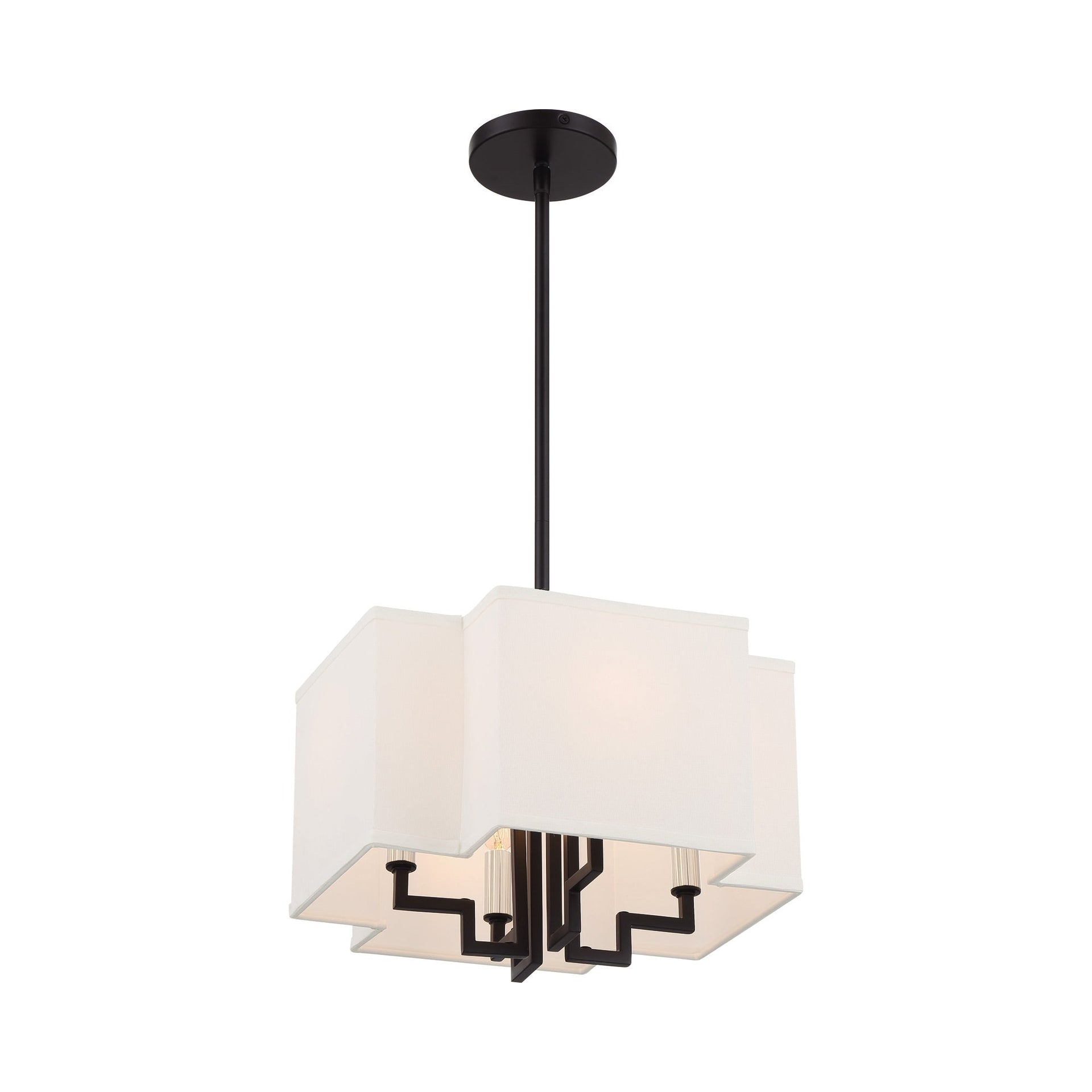 Minka Lavery - Upham Estates - 4 Light Convertible Pendant-9.63 Inches Tall and