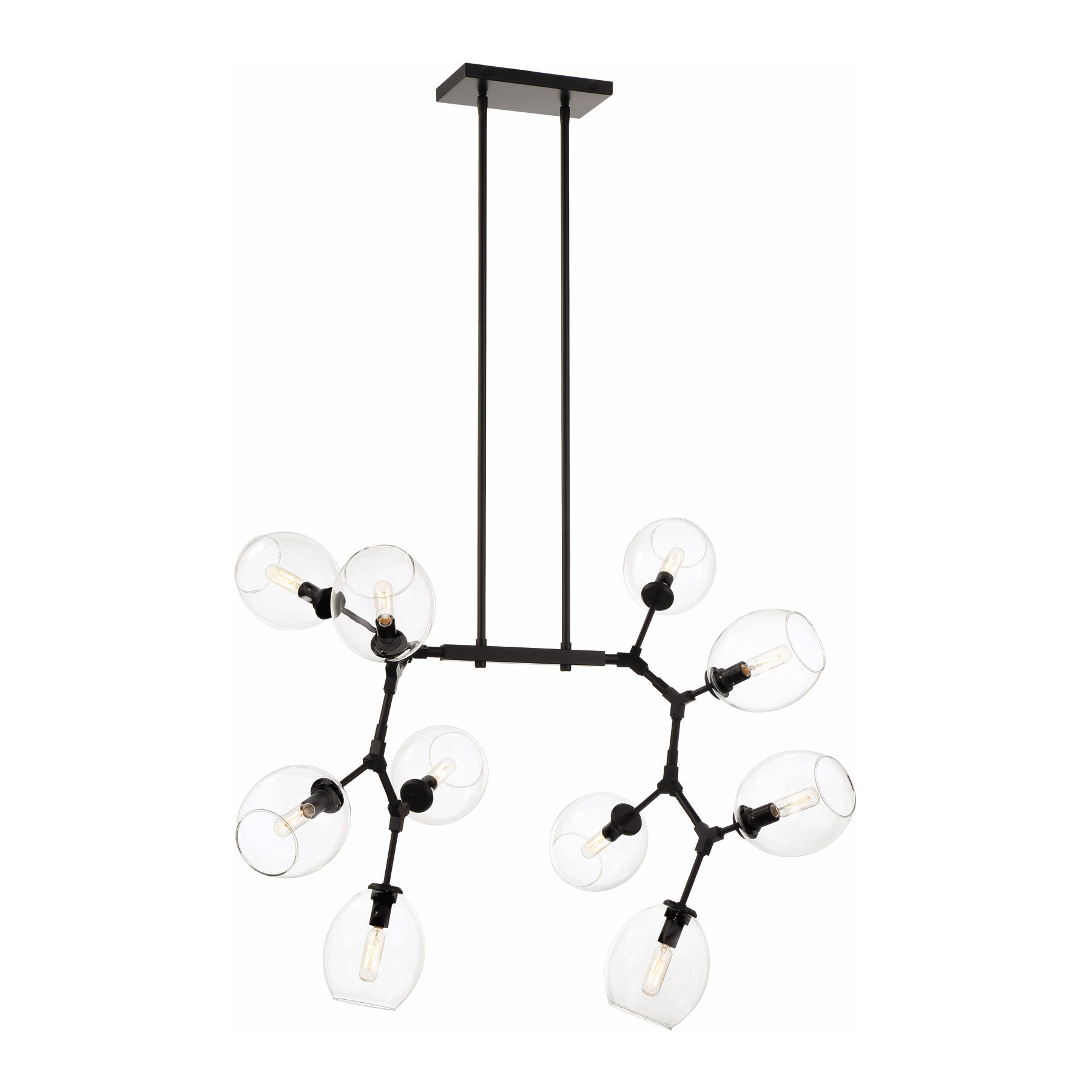 George Kovacs Lighting Nexpo 1 - Light Chandelier in  Matte Black