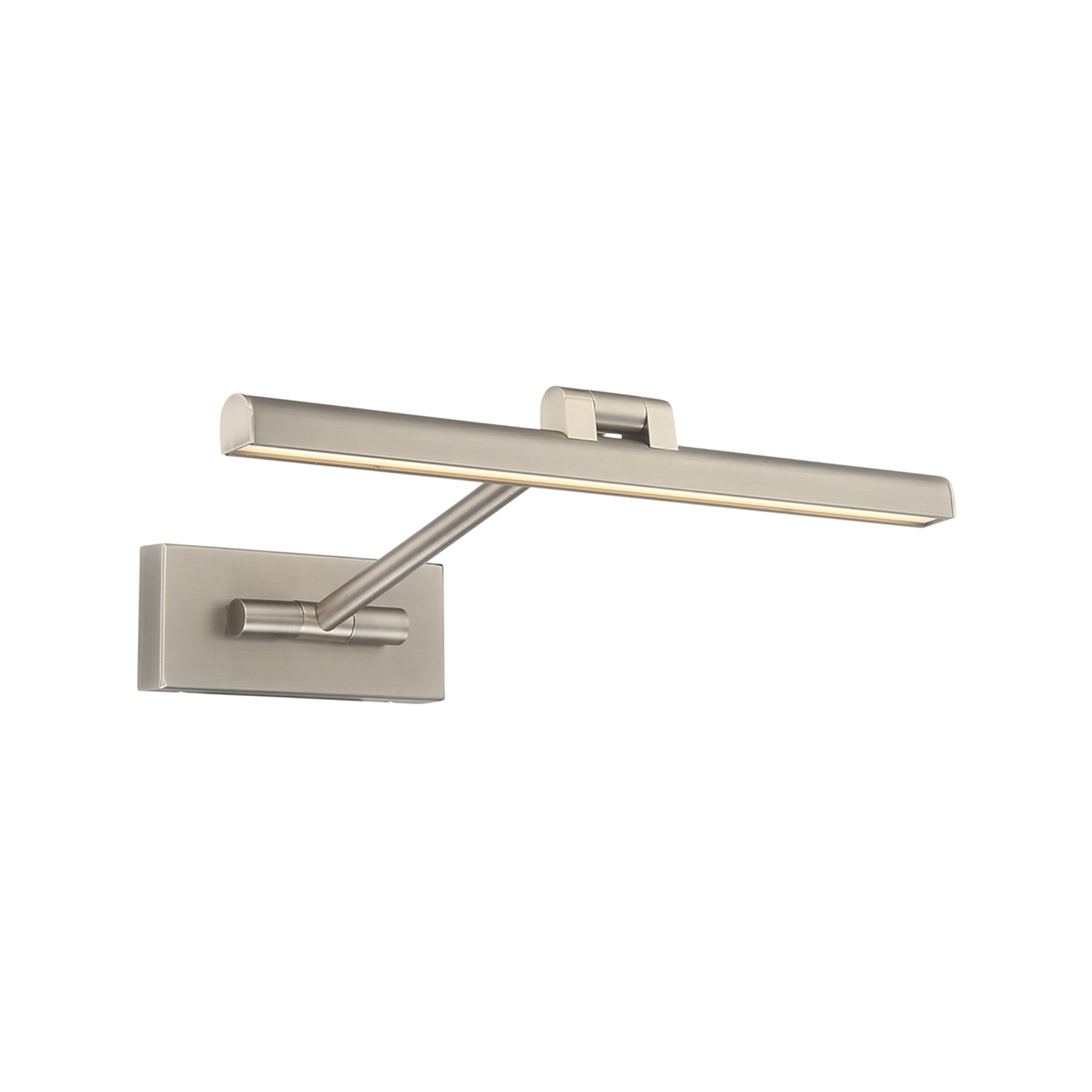 Brushed Nickel Adjustable LED Wall Picture Light