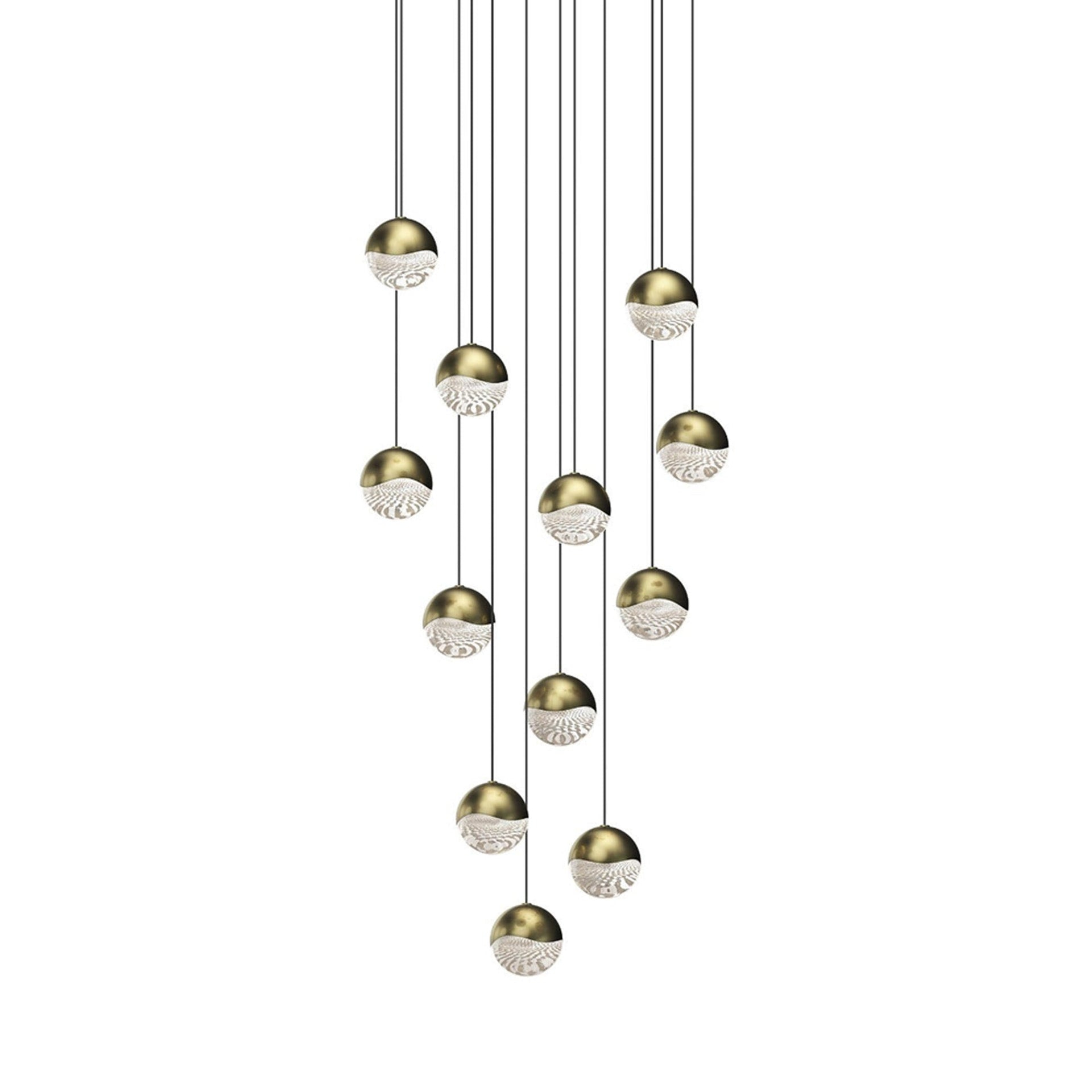 Grapes 12 - Light LED Cluster Pendant