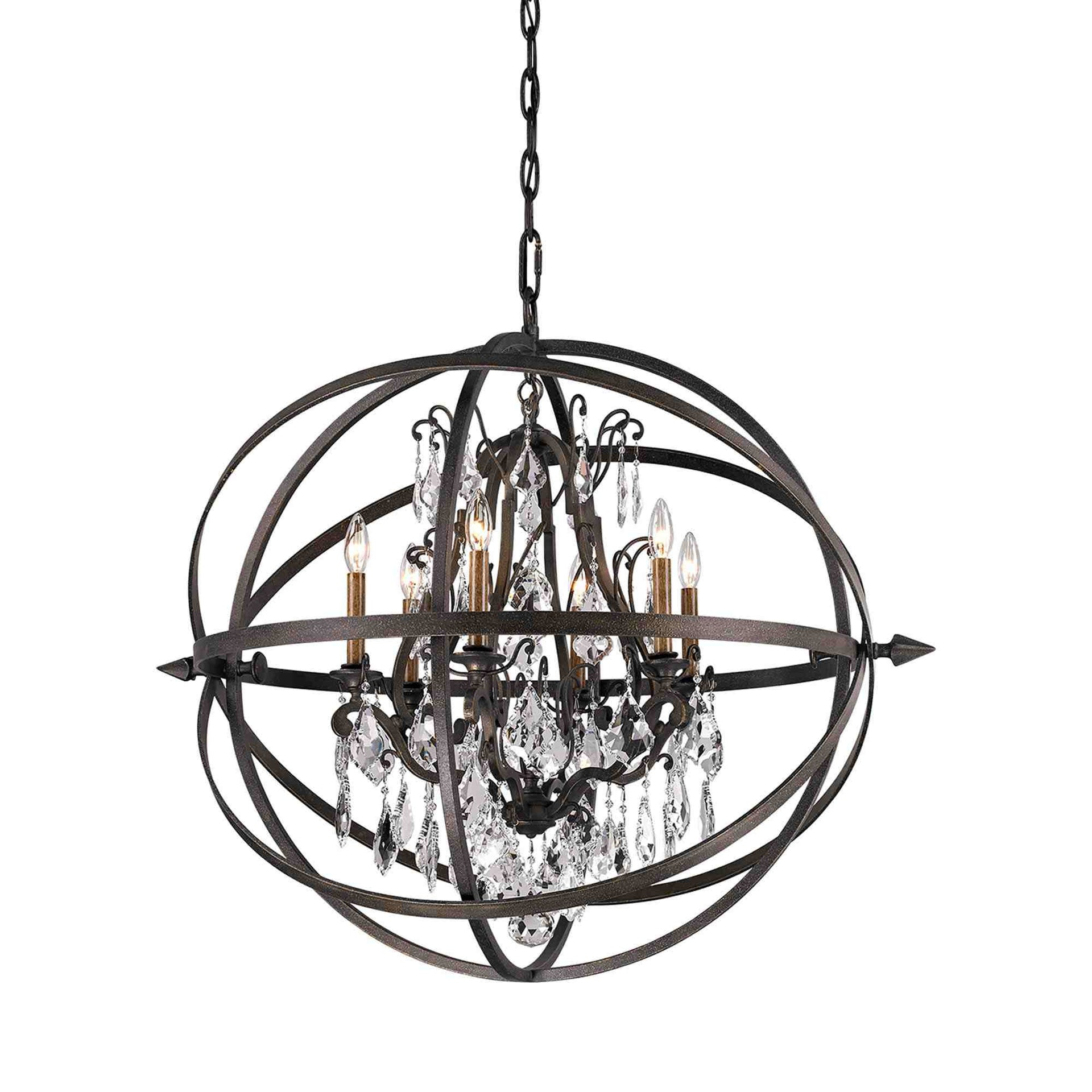 Troy Lighting Byron 6 - Light Globe Chandelier