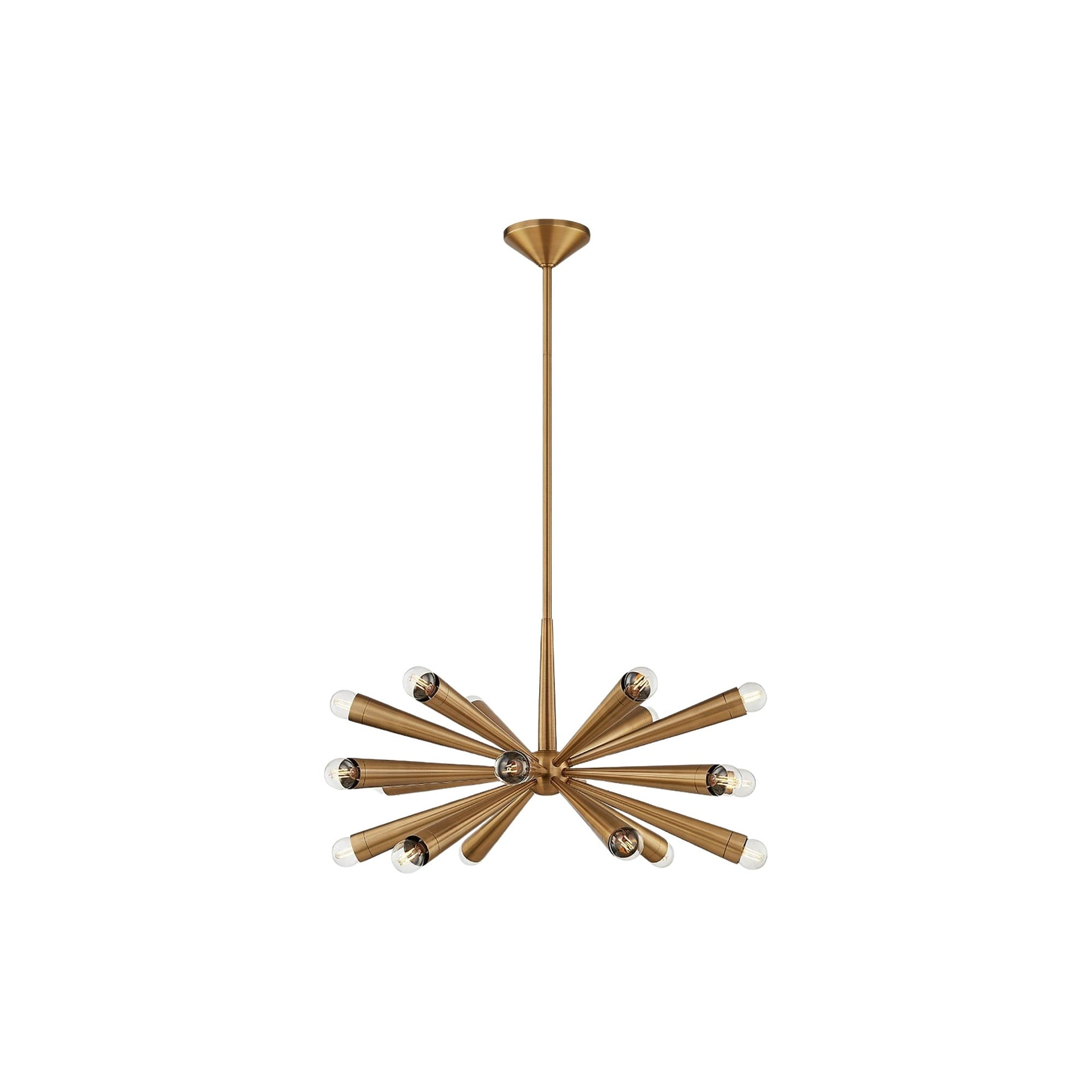 Troy Lighting Keanu 18 - Light Chandelier in  Patina Brass