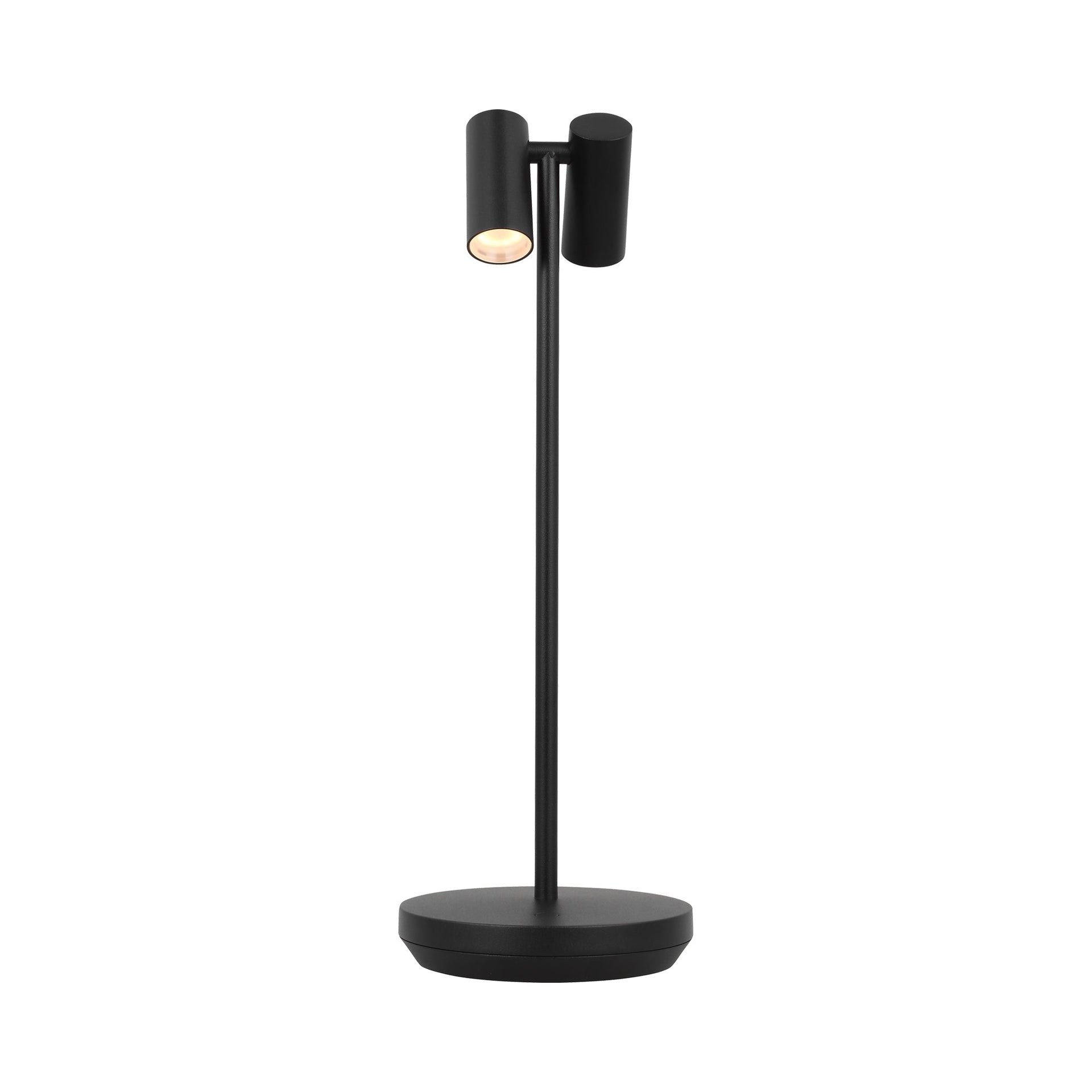 Black Adjustable Cordless Outdoor LED Table Lamp