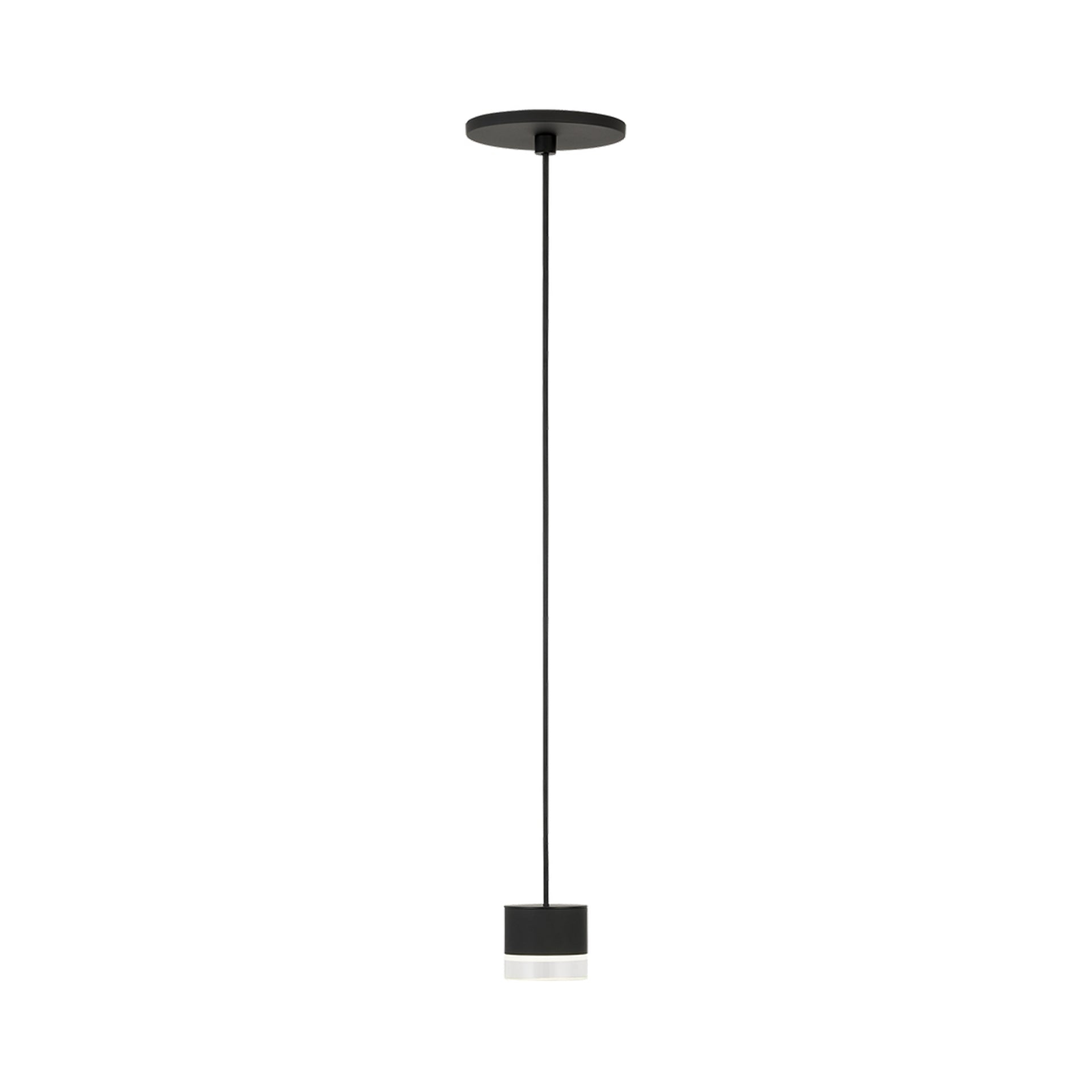 Nightshade Black Crystal LED Indoor/Outdoor Pendant Light