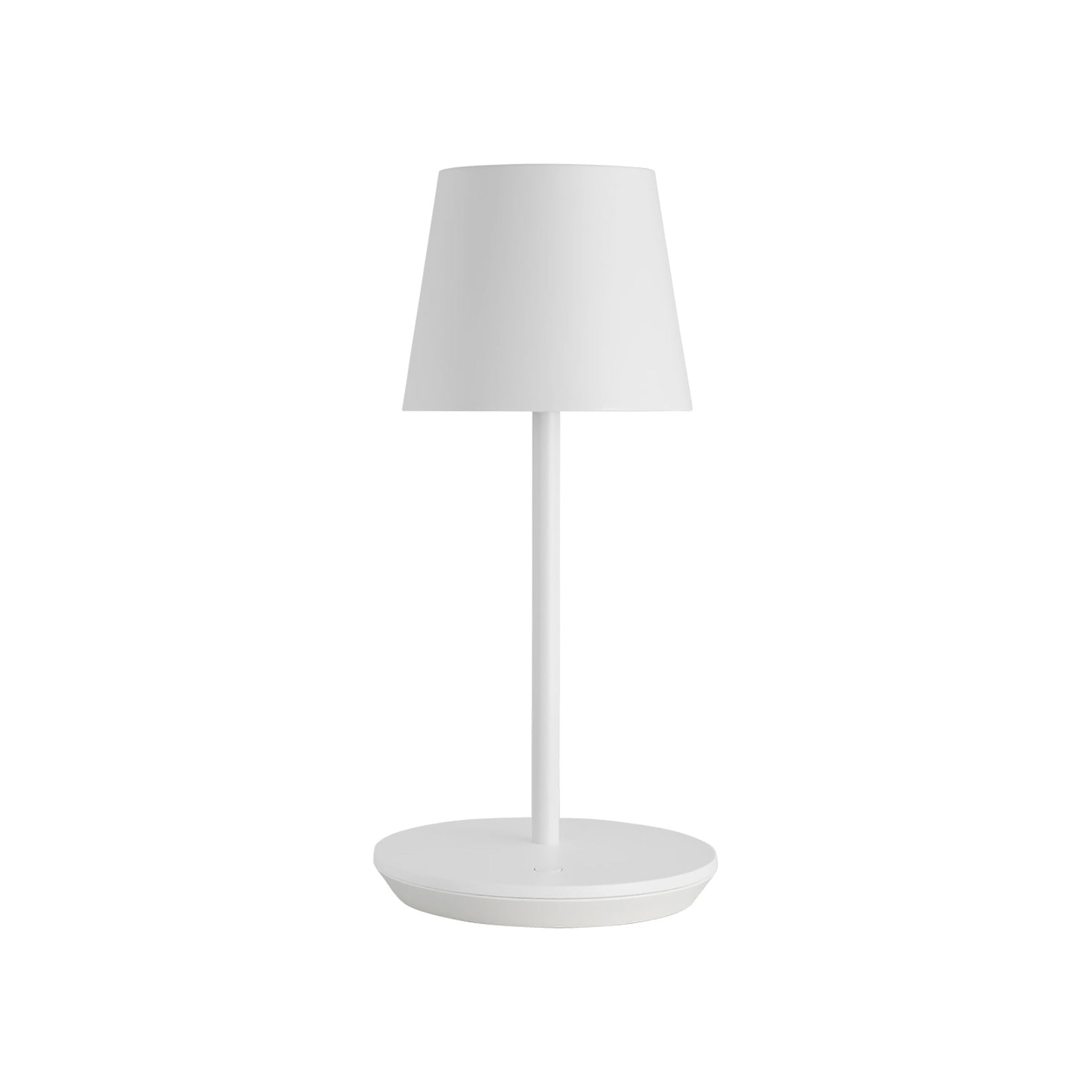 Matte White Rechargeable LED Table Lamp with 3-Way Switch