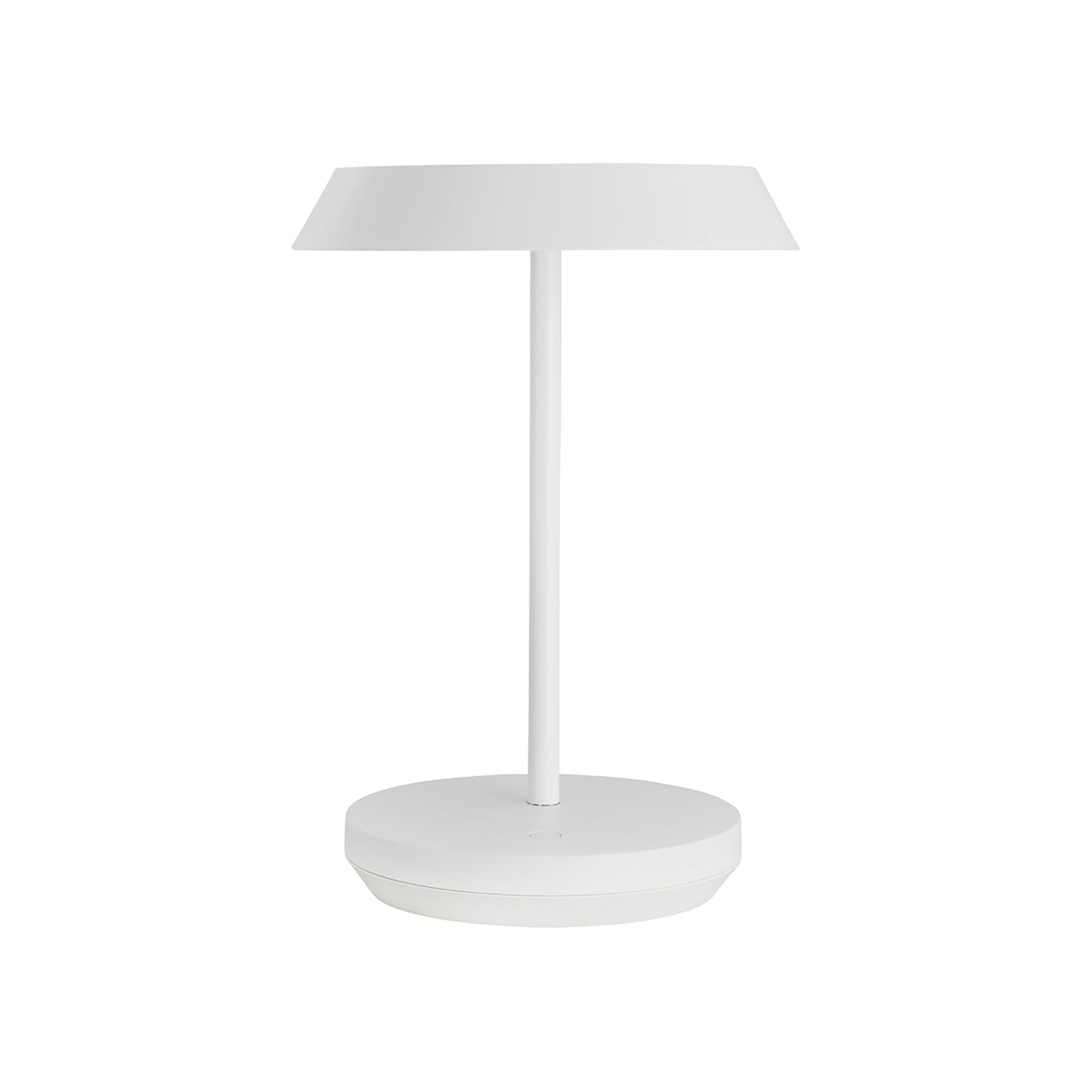 Matte White Cordless Outdoor Rechargeable LED Table Lamp