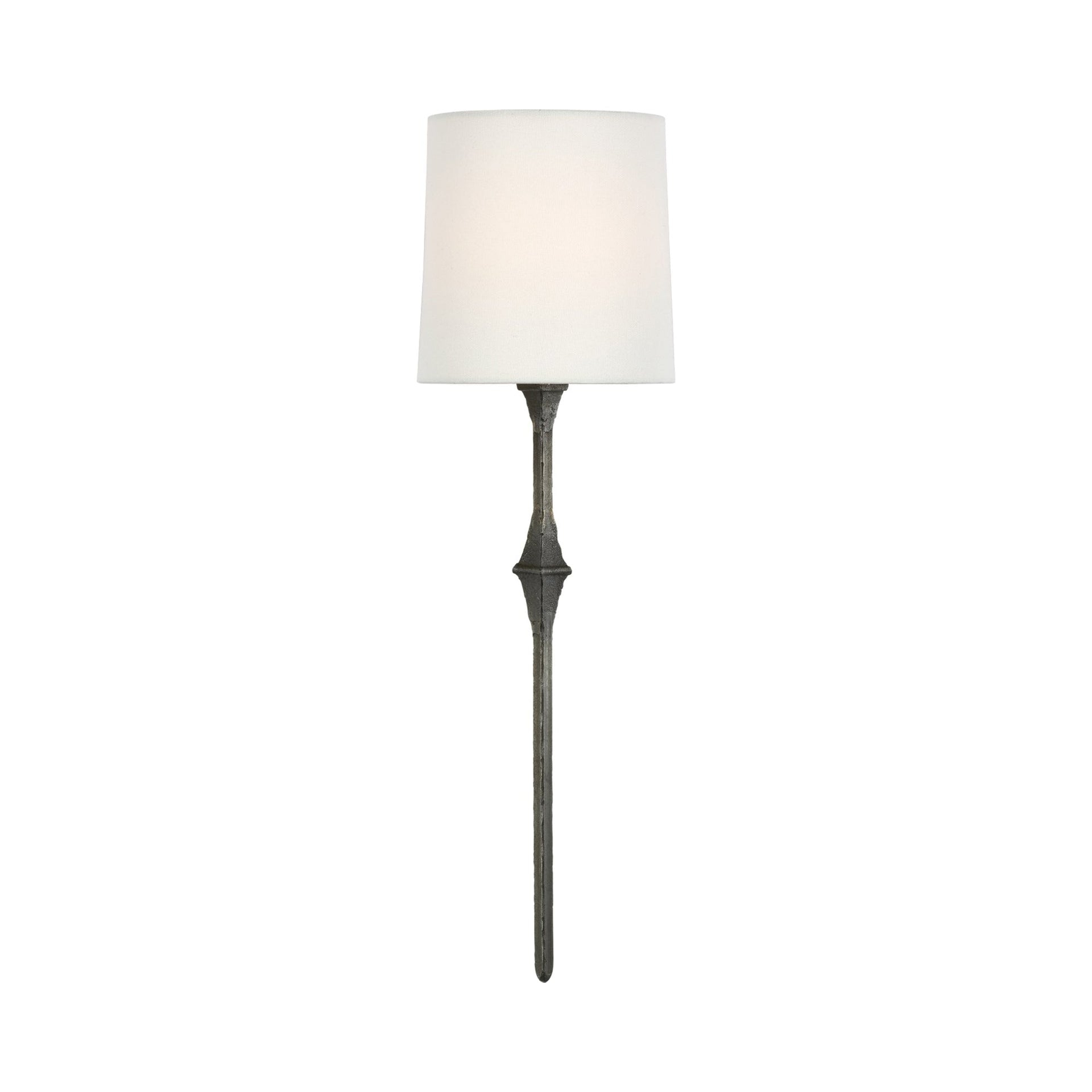 Gilded Iron 19" Dimmable Wall Sconce with Paper Shade