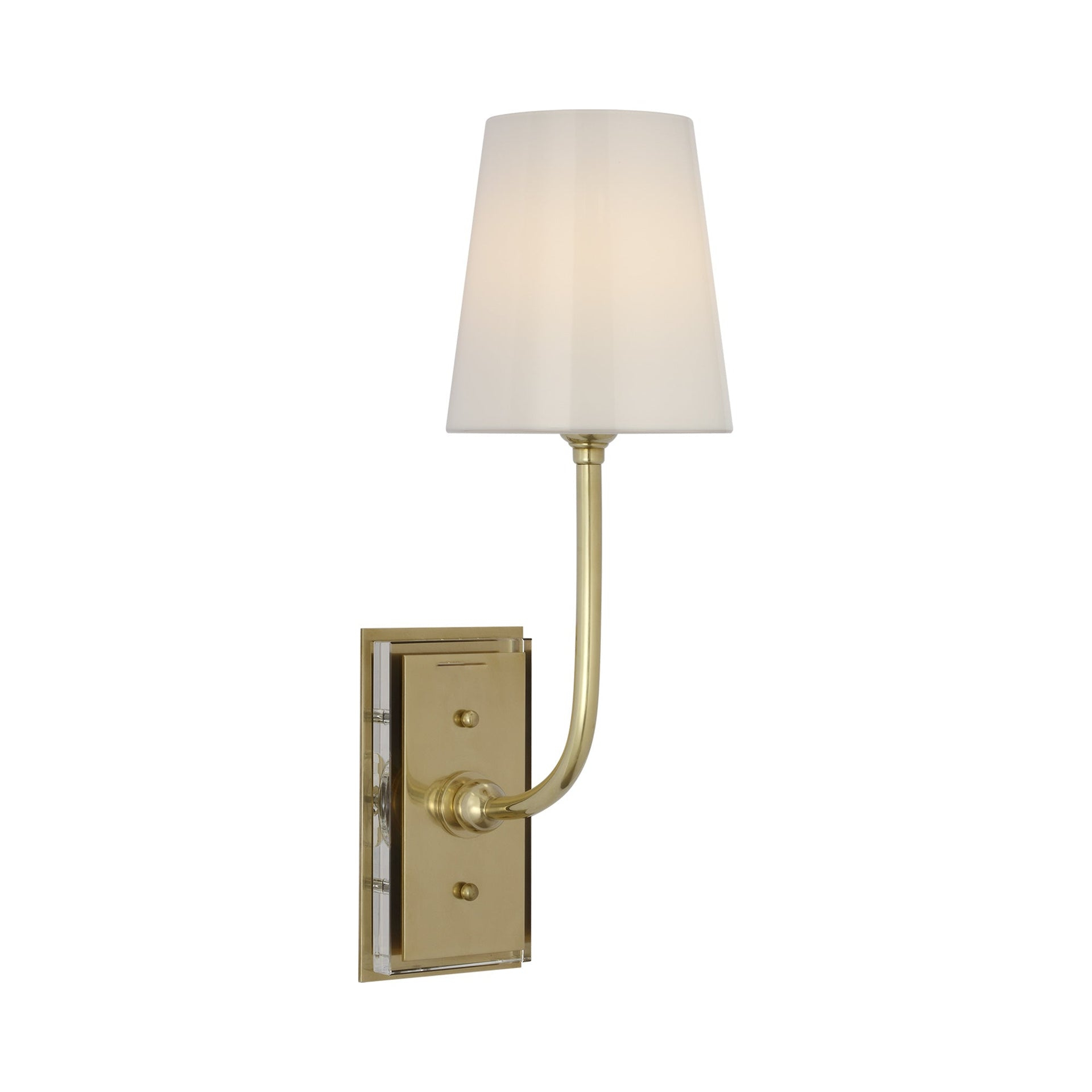 Hulton 17" Antique Brass & Bronze Dimmable Wall Sconce