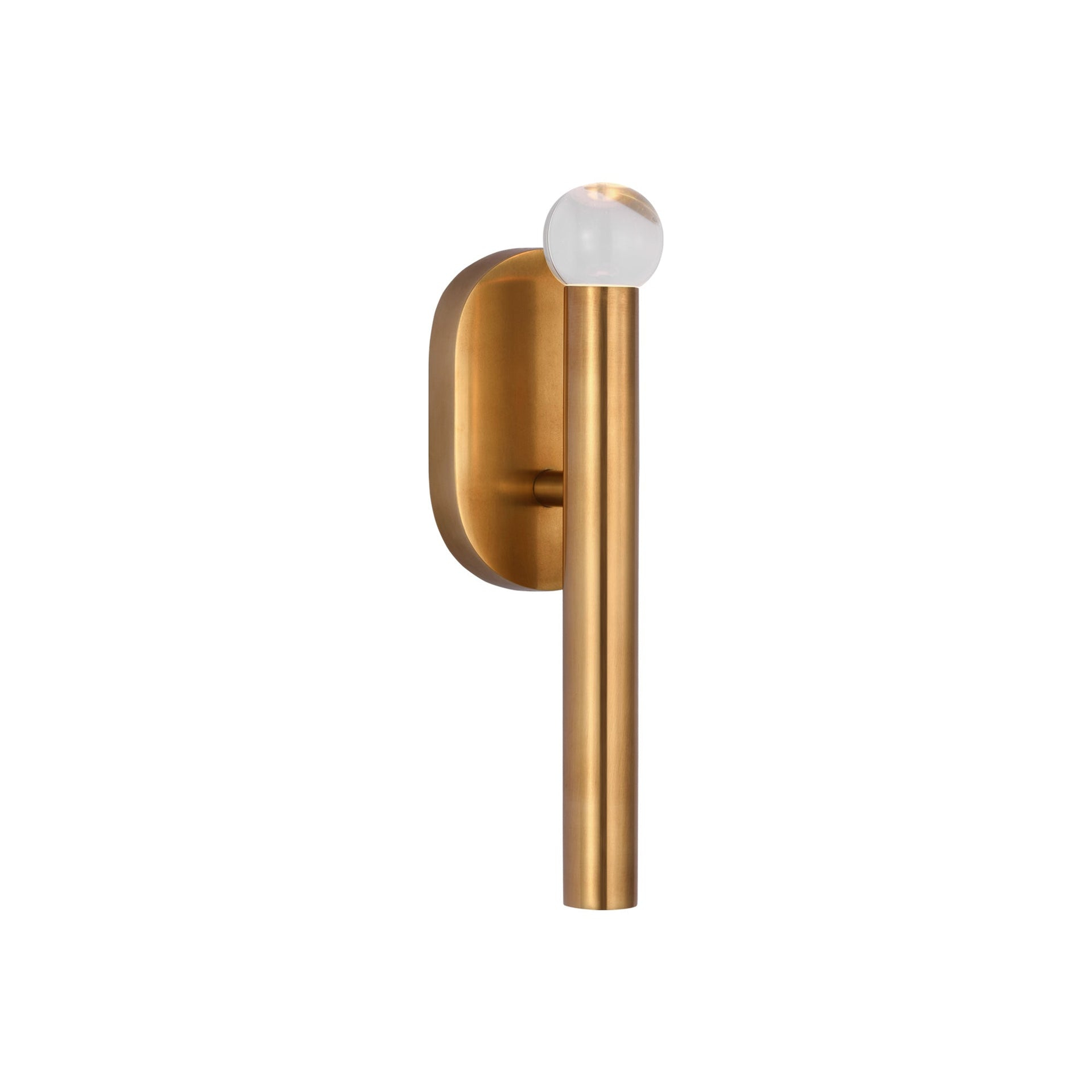 Antique Burnished Brass LED Wall Sconce