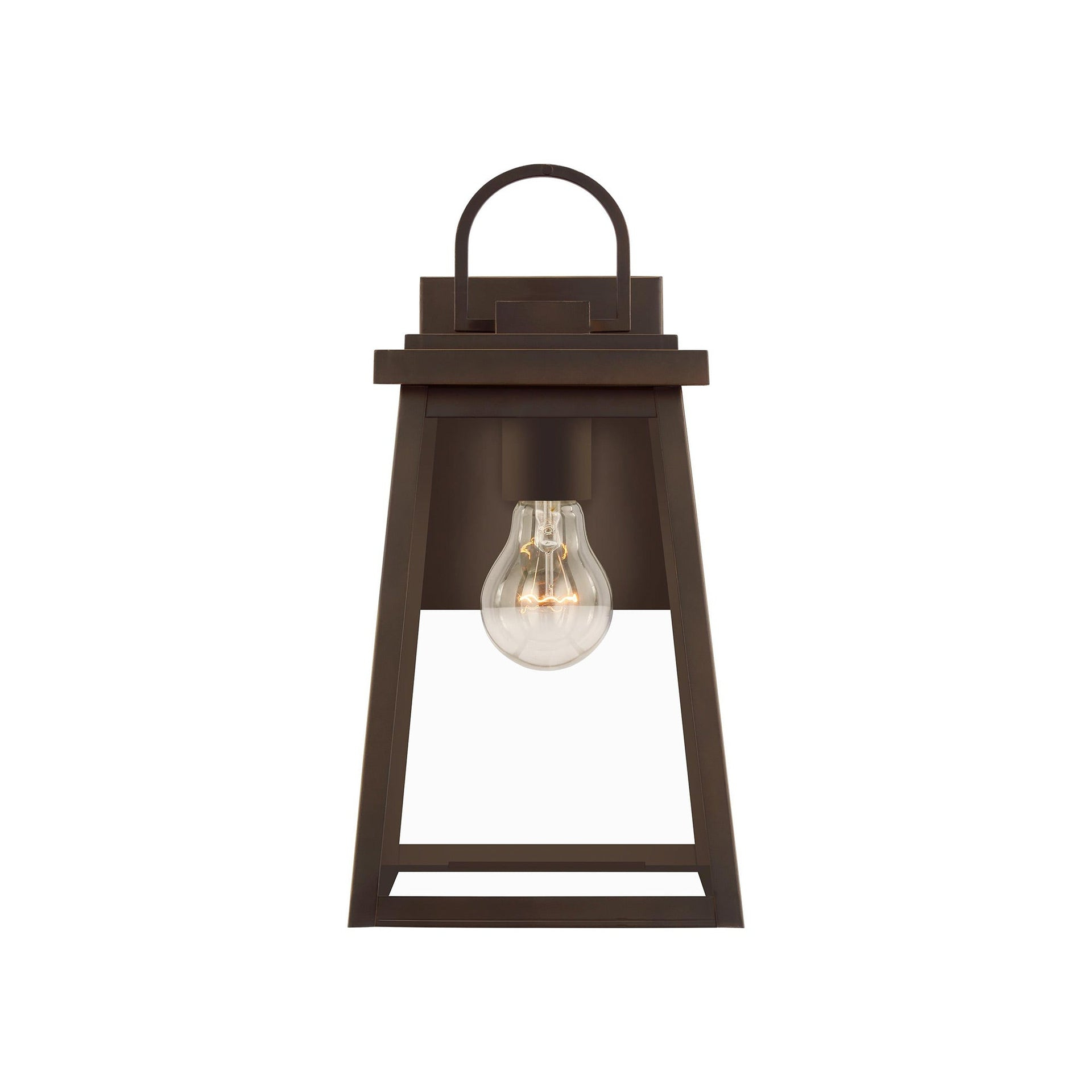 Generation Lighting Founders 1 -Light 14.25-in H Antique Bronze Hardwired Outdoor Wall Light