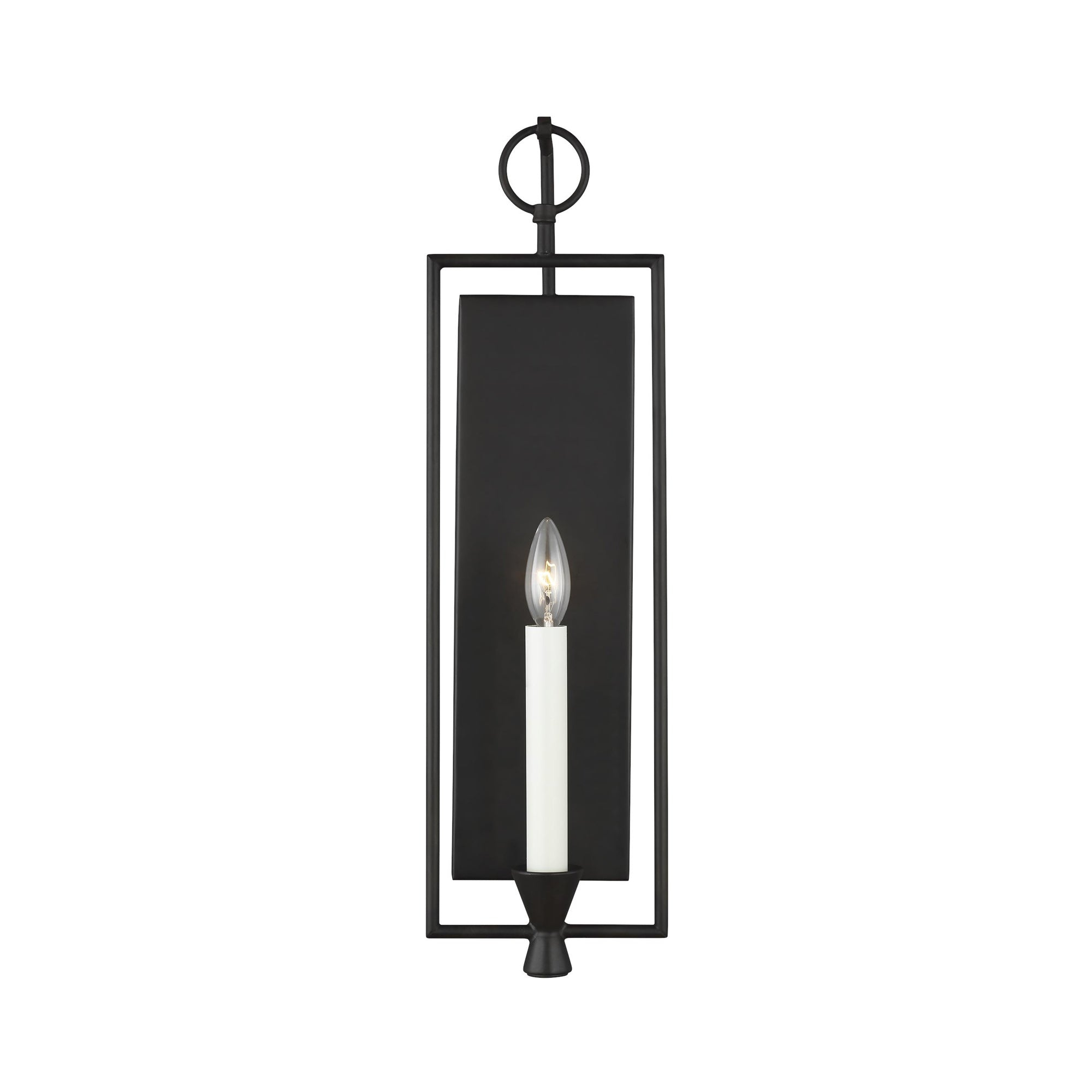 Keystone Aged Iron 1-Light Wall Sconce with Rustic Charm