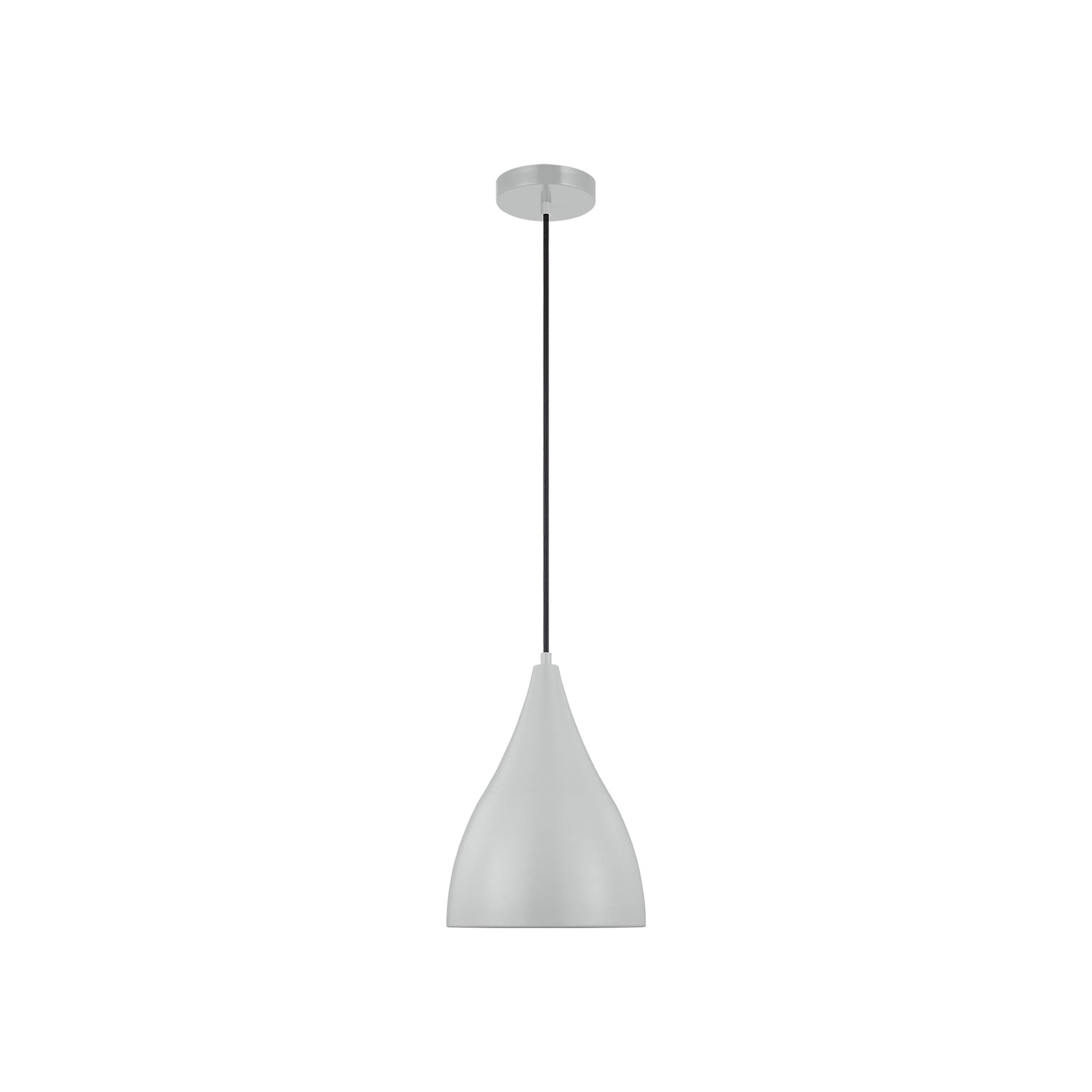 Oden Matte Grey 9" Mini Pendant with Energy Star