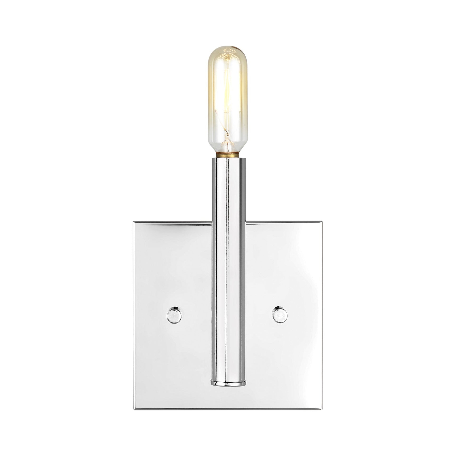 Chrome Direct Wired Electric Outdoor Wall Sconce