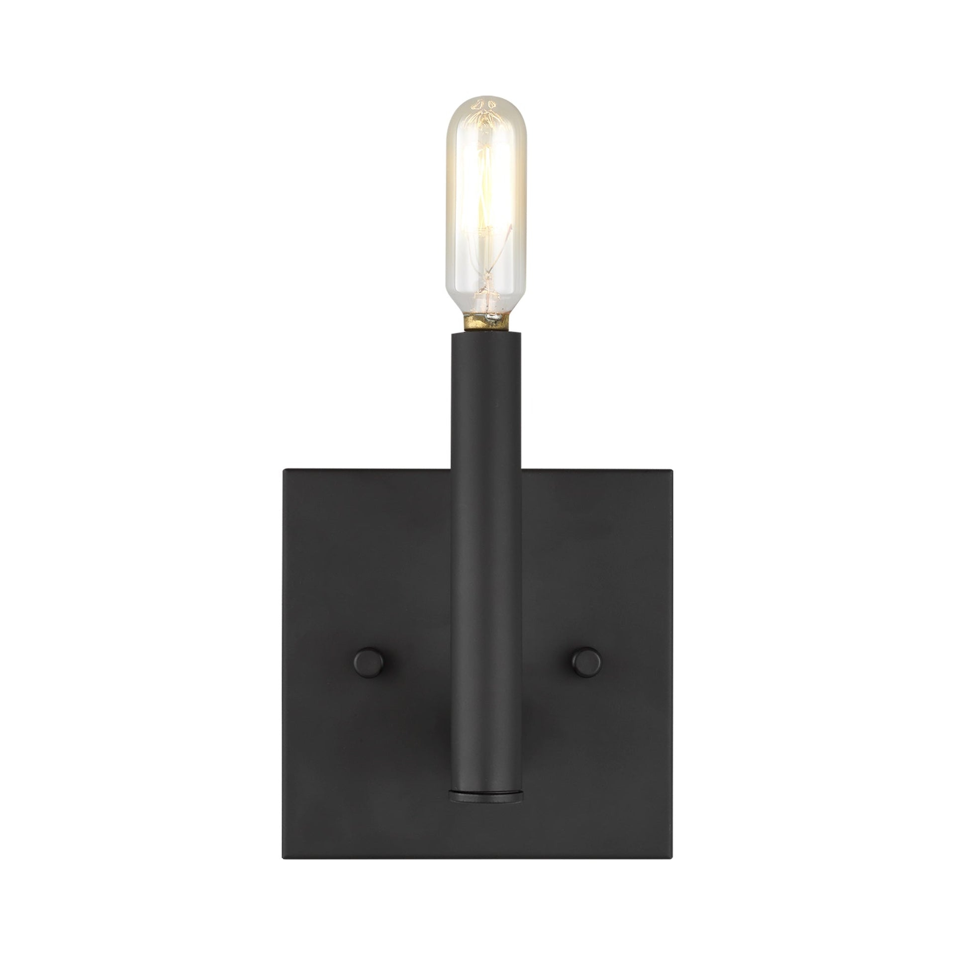 Vector 9'' Midnight Black Dimmable Outdoor Wall Sconce