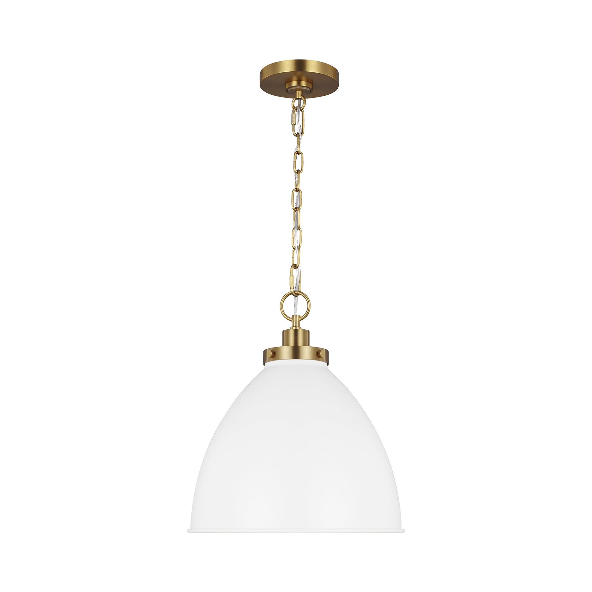 Wellfleet Midnight Black and Polished Nickel 15.63" Dome Pendant