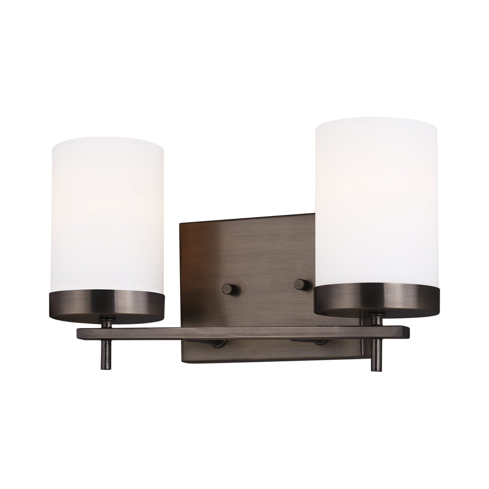 Generation Lighting Zire 14-in 2 -Light Oil-rubbed Bronze Modern/contemporary Vanity light