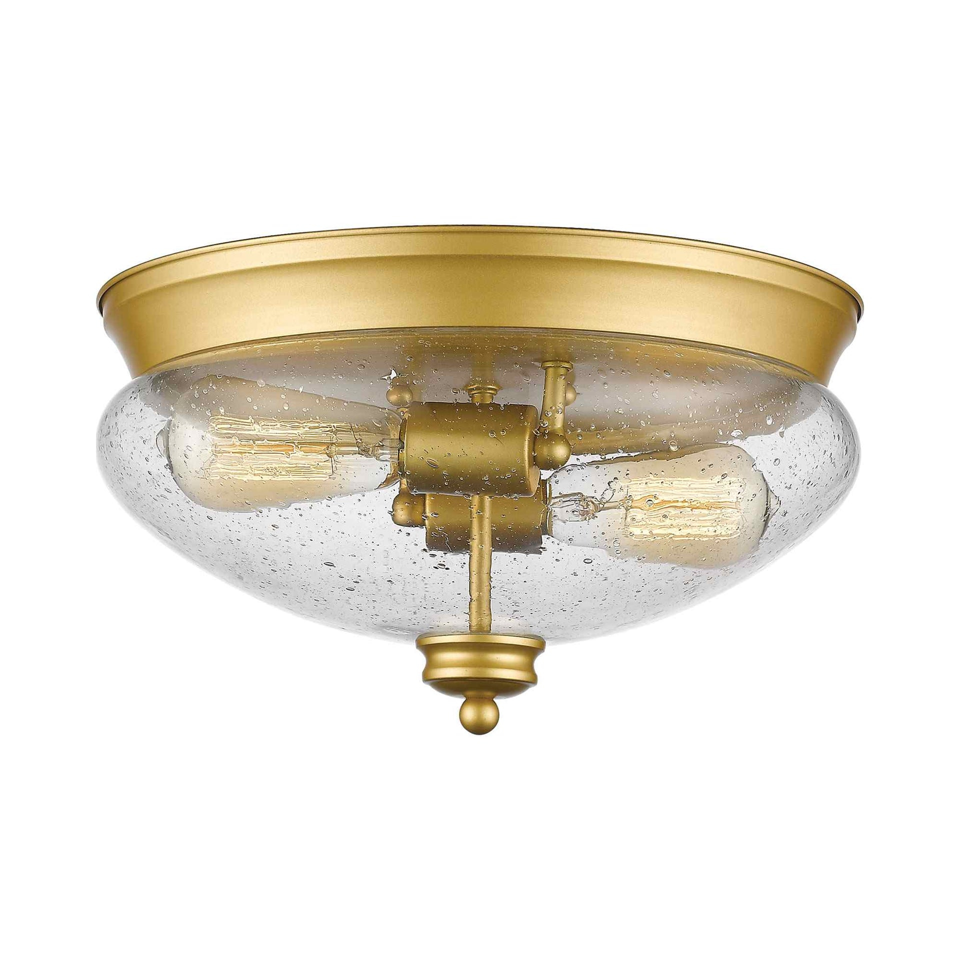 Z-Lite - Amon - 2 Light Flush Mount in Traditional Style - 13 Inches Wide by 7.5