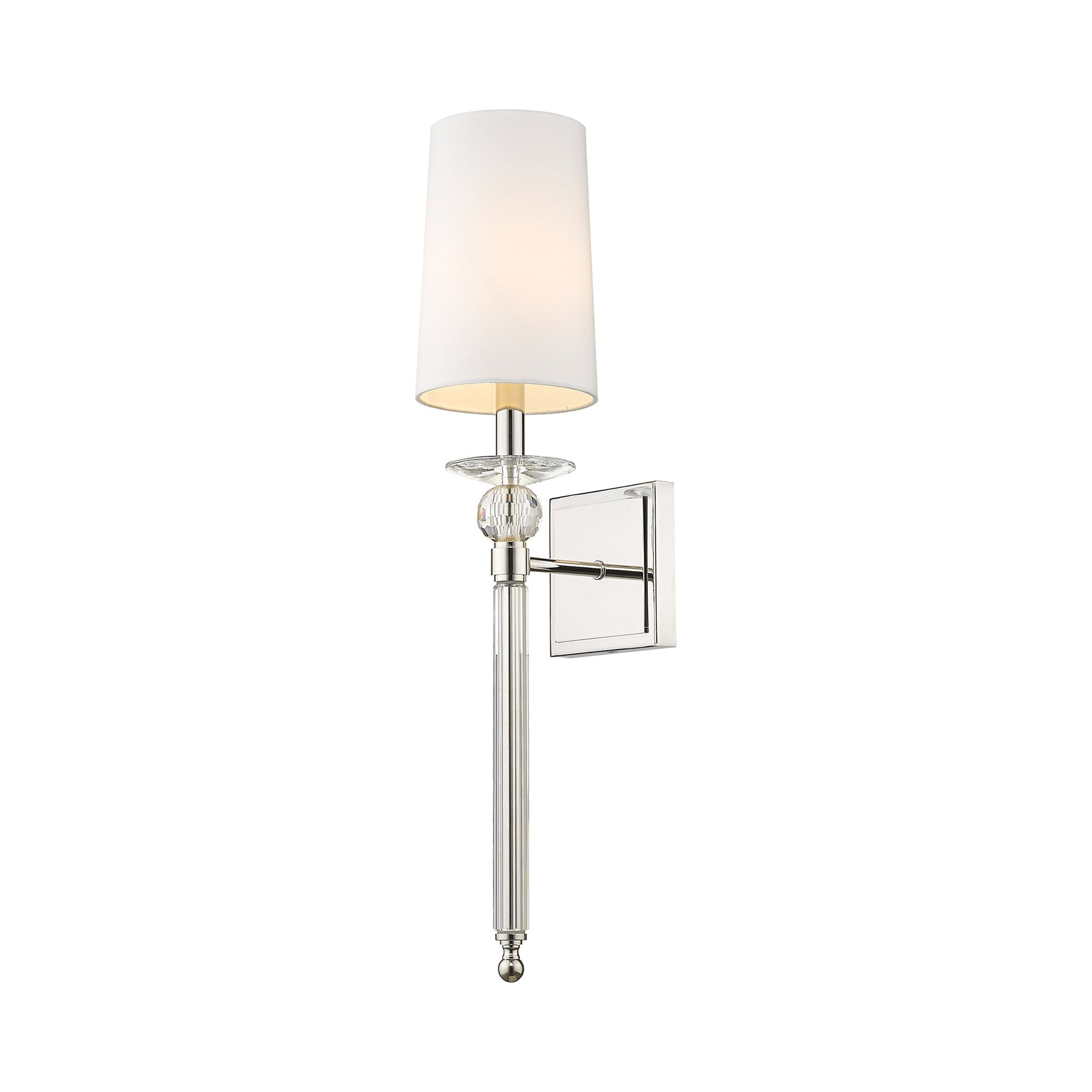 Z-Lite Ava 1 - Light Wall Light in  Polished Nickel