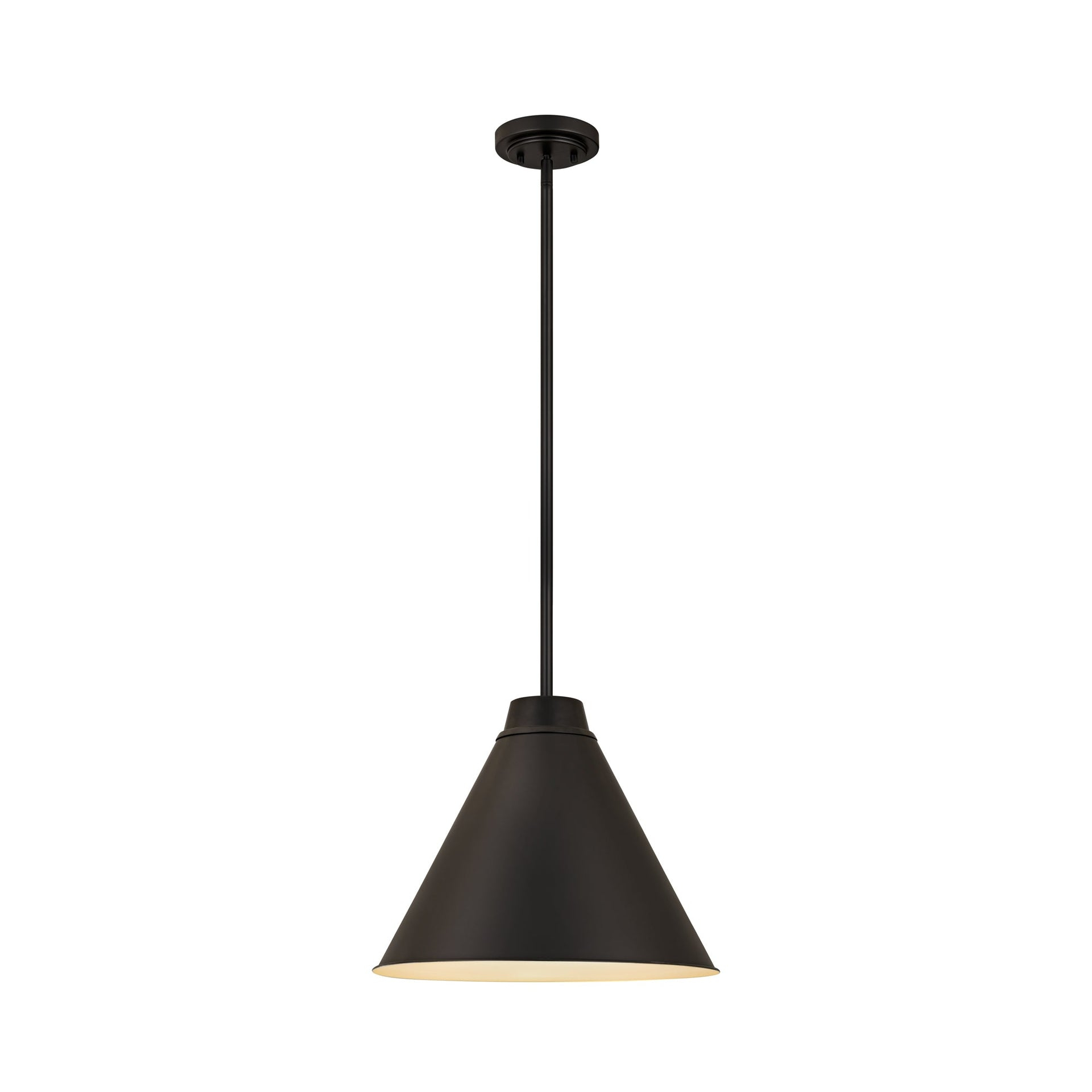 Z-Lite Eaton 1 - Light Pendant in  Matte Black