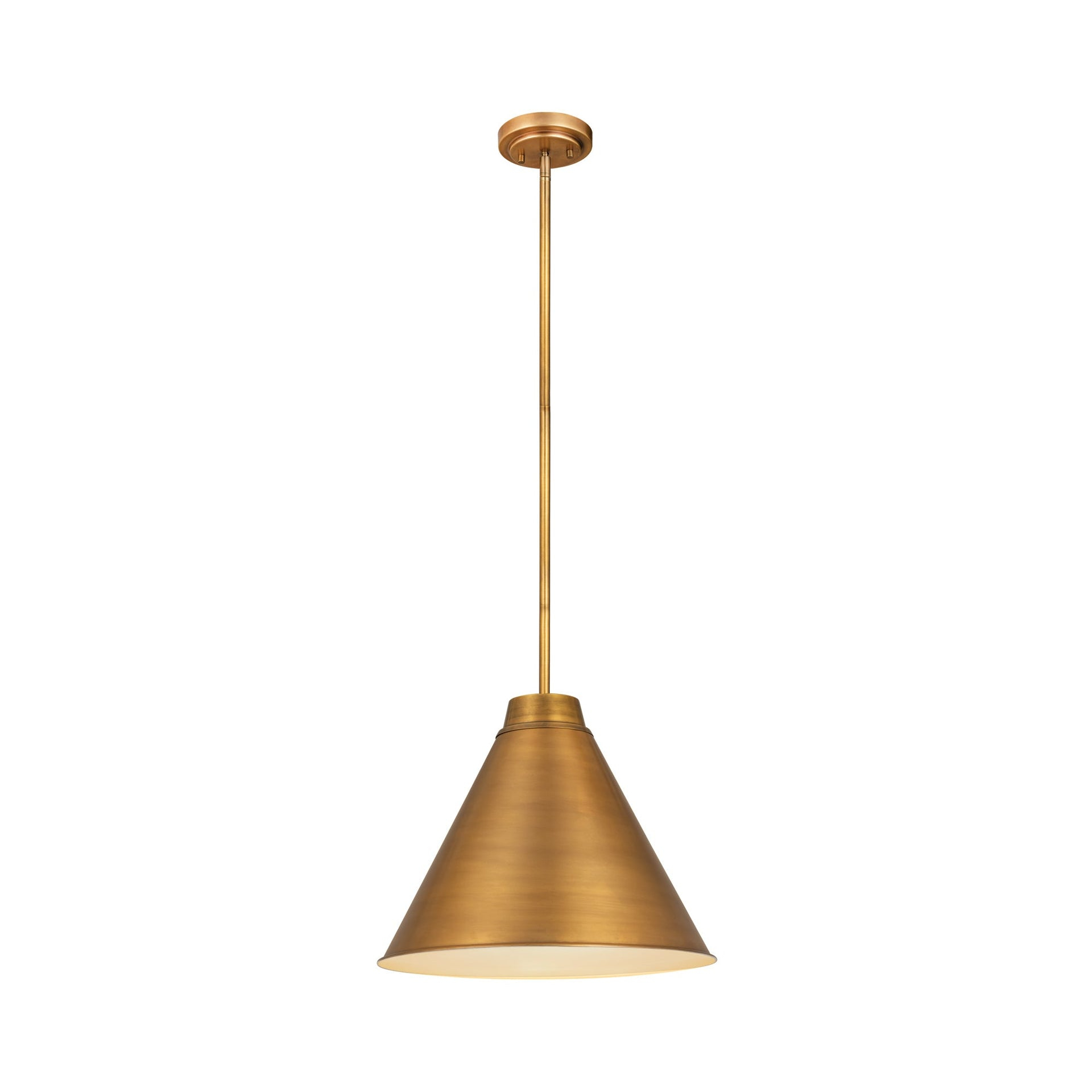 Z-Lite Eaton 1 - Light Pendant in  Rubbed Brass