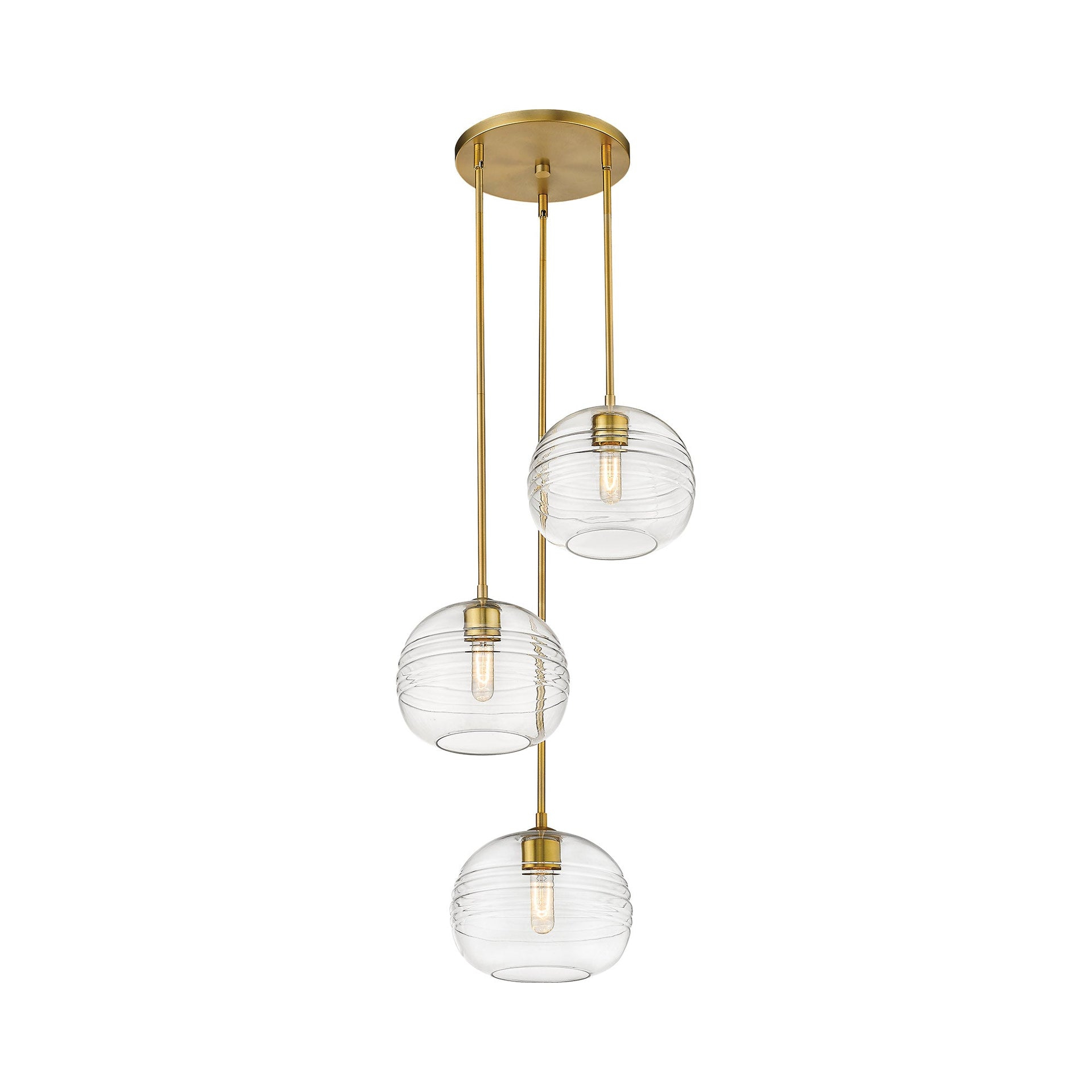 Z-Lite Harmony 3 - Light Chandelier in  Olde Brass